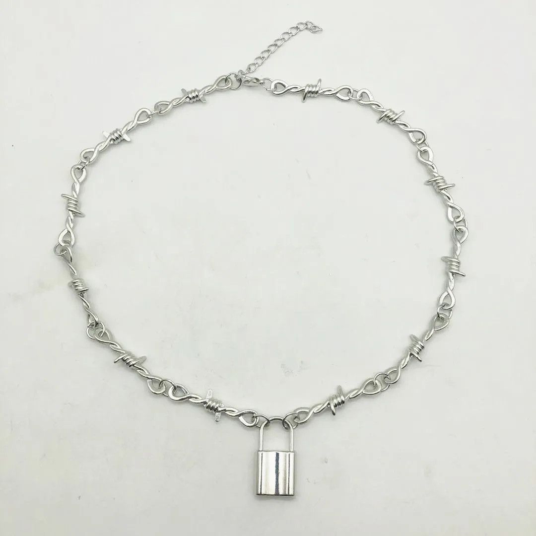 Jewelry Small Wire Brambles Iron Unisex Choker Necklace Size ONE SIZE - 2 Thumbnail