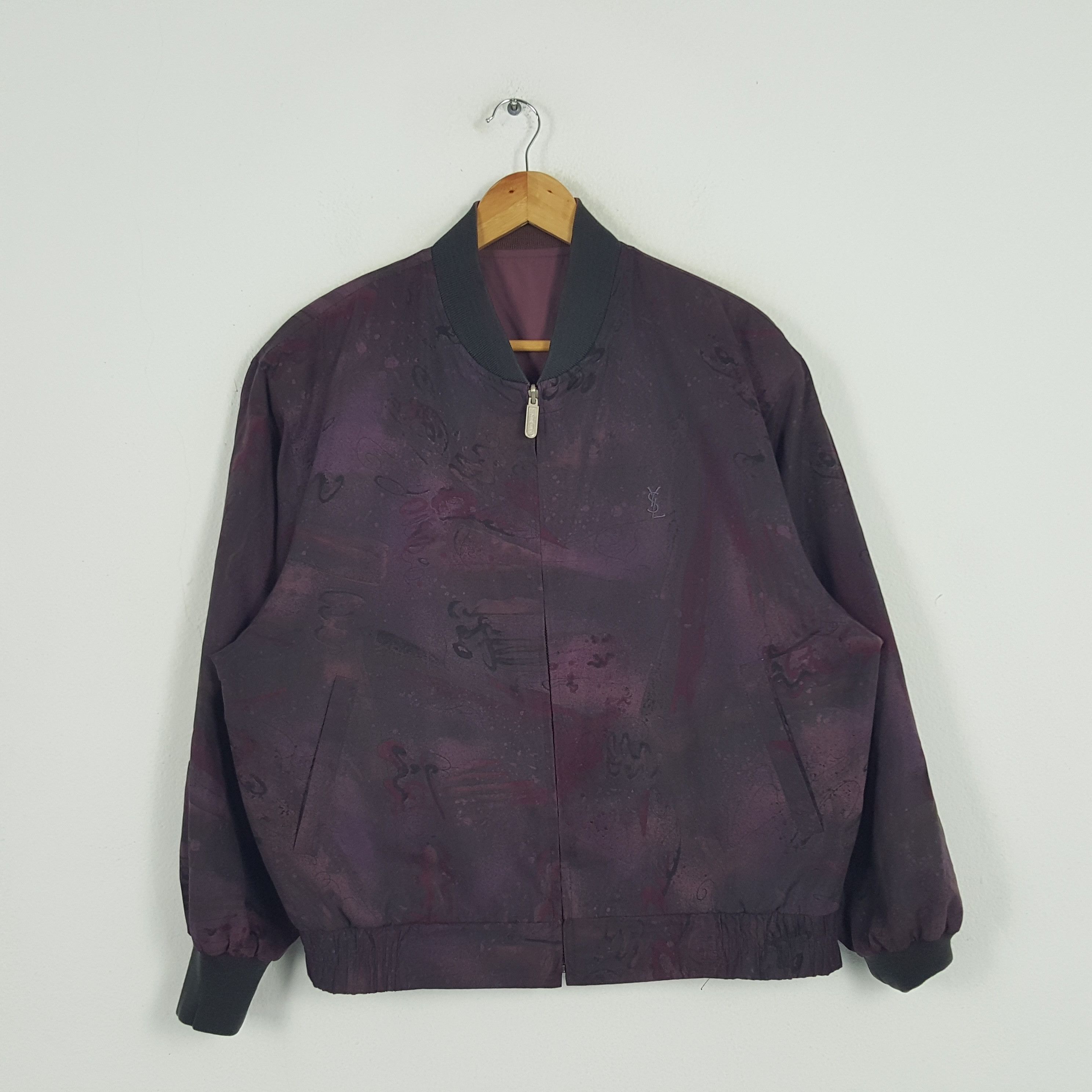 Vintage Yves Saint Laurent Italian Brand Reversible Jacket