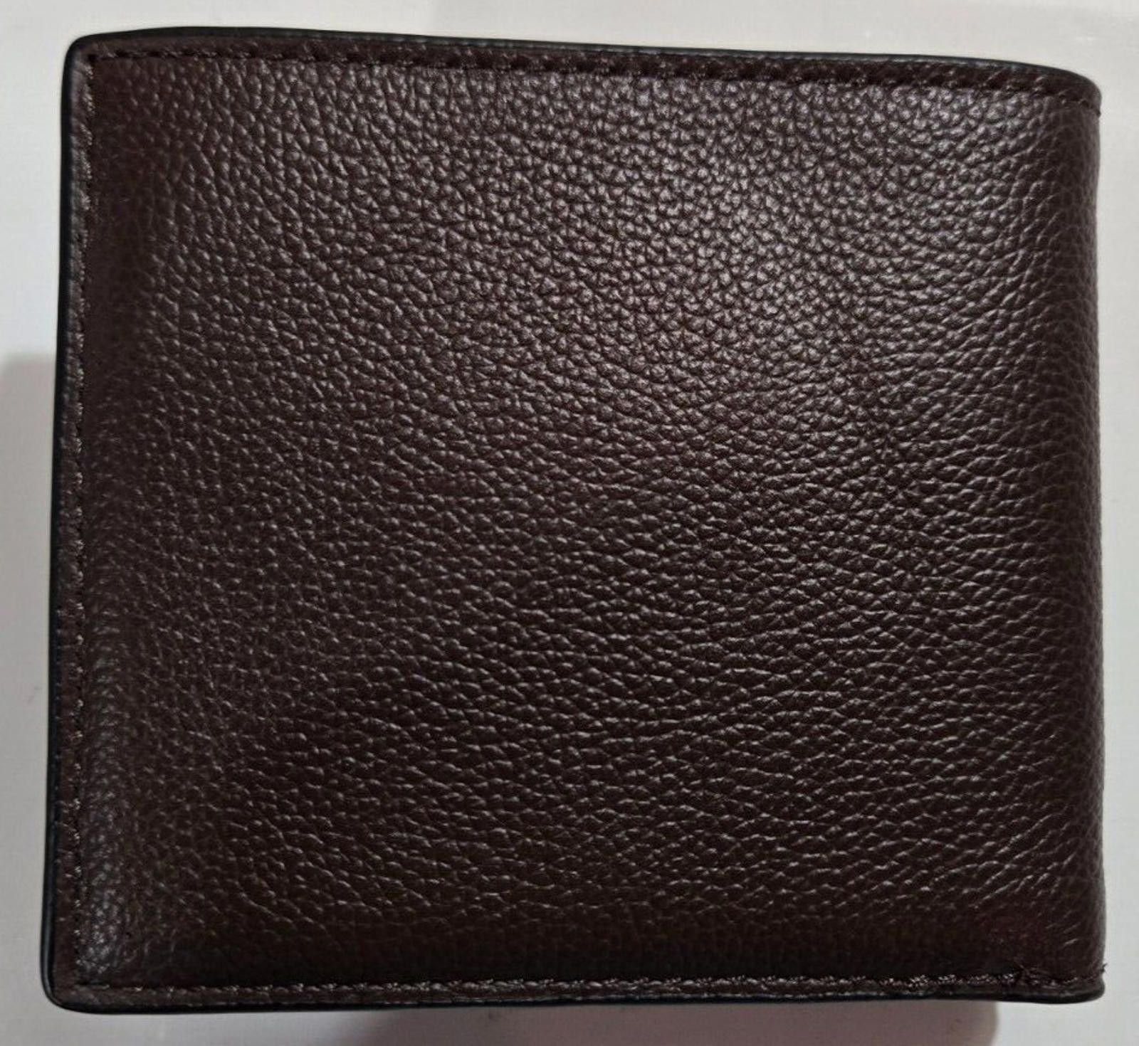 Coach Coach F75084 Men's Wallet Double Billfold Sport Calf NWT Size ONE SIZE - 4 Thumbnail