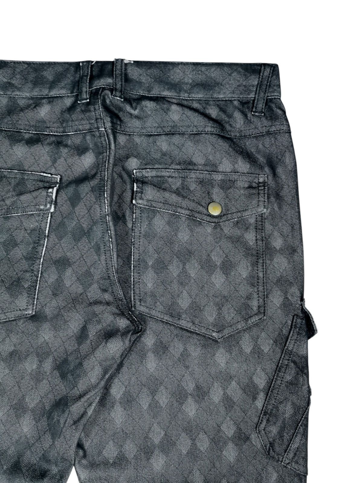 semanticdesign Semantic Design Multi Pocket All Printed Slim Cargo Pants Size US 31 - 7 Thumbnail