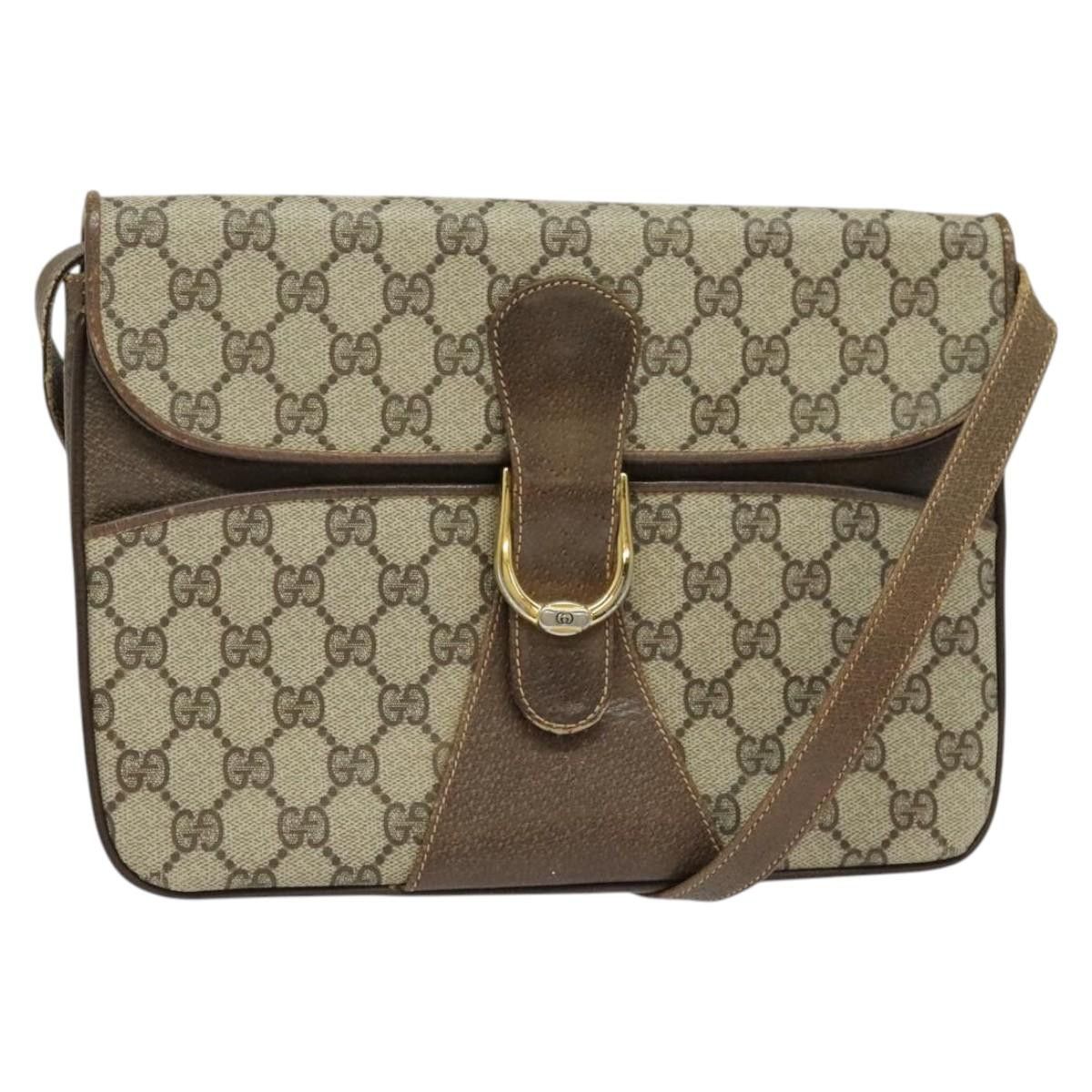 Gucci GUCCI GG Supreme Shoulder Bag Pvc Beige Gold Size ONE SIZE - 1 Thumbnail
