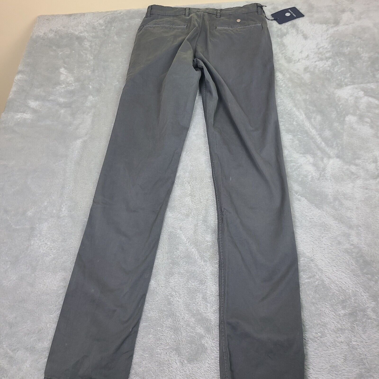 Vintage Serge Blanco Mens Gray Chino Dress Pants Size 31 New With Ta Size US 31 - 1 Thumbnail