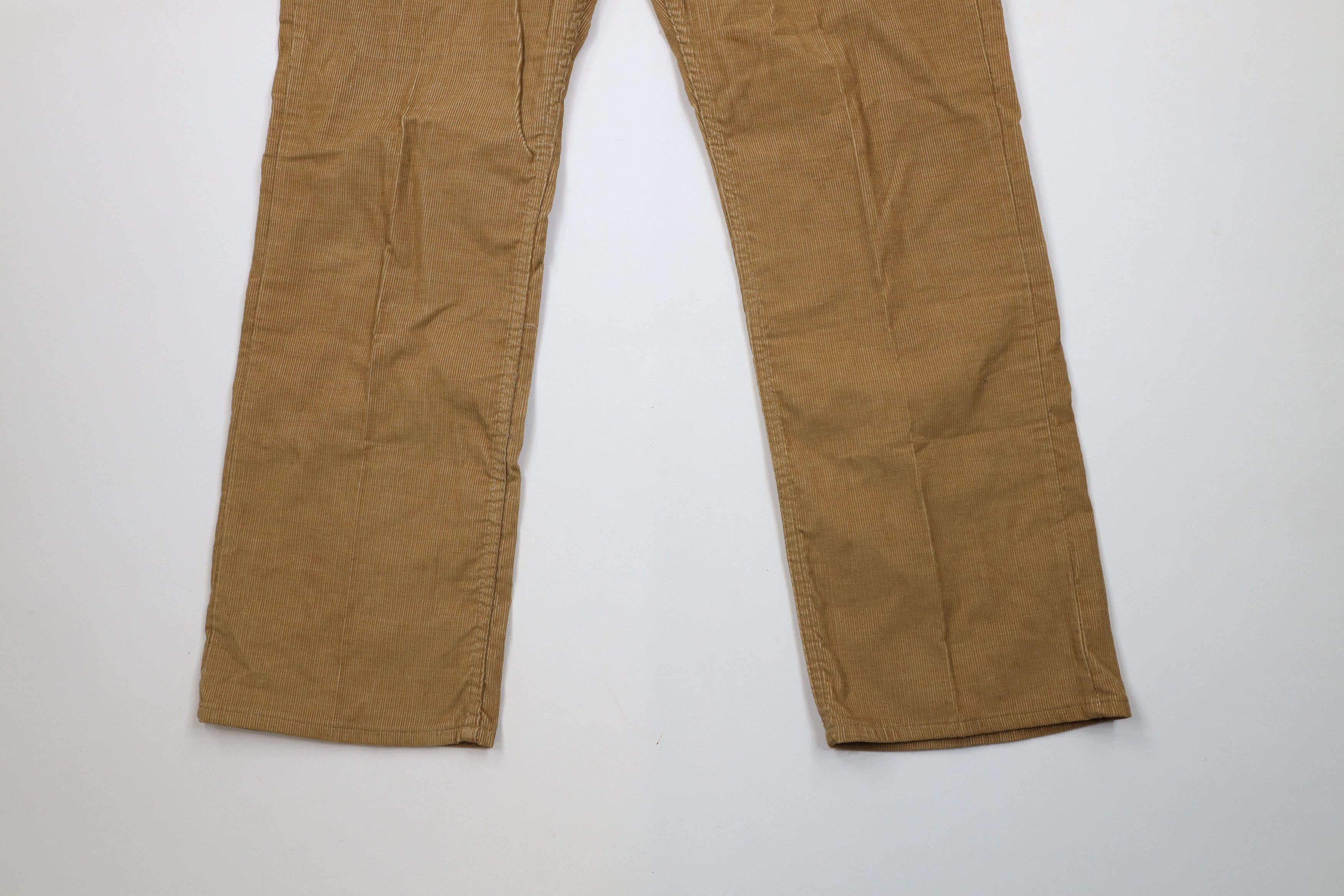 Vintage Vintage 70s Streetwear Wide Leg Corduroy Chino Pants USA Size US 38 / EU 54 - 4 Thumbnail