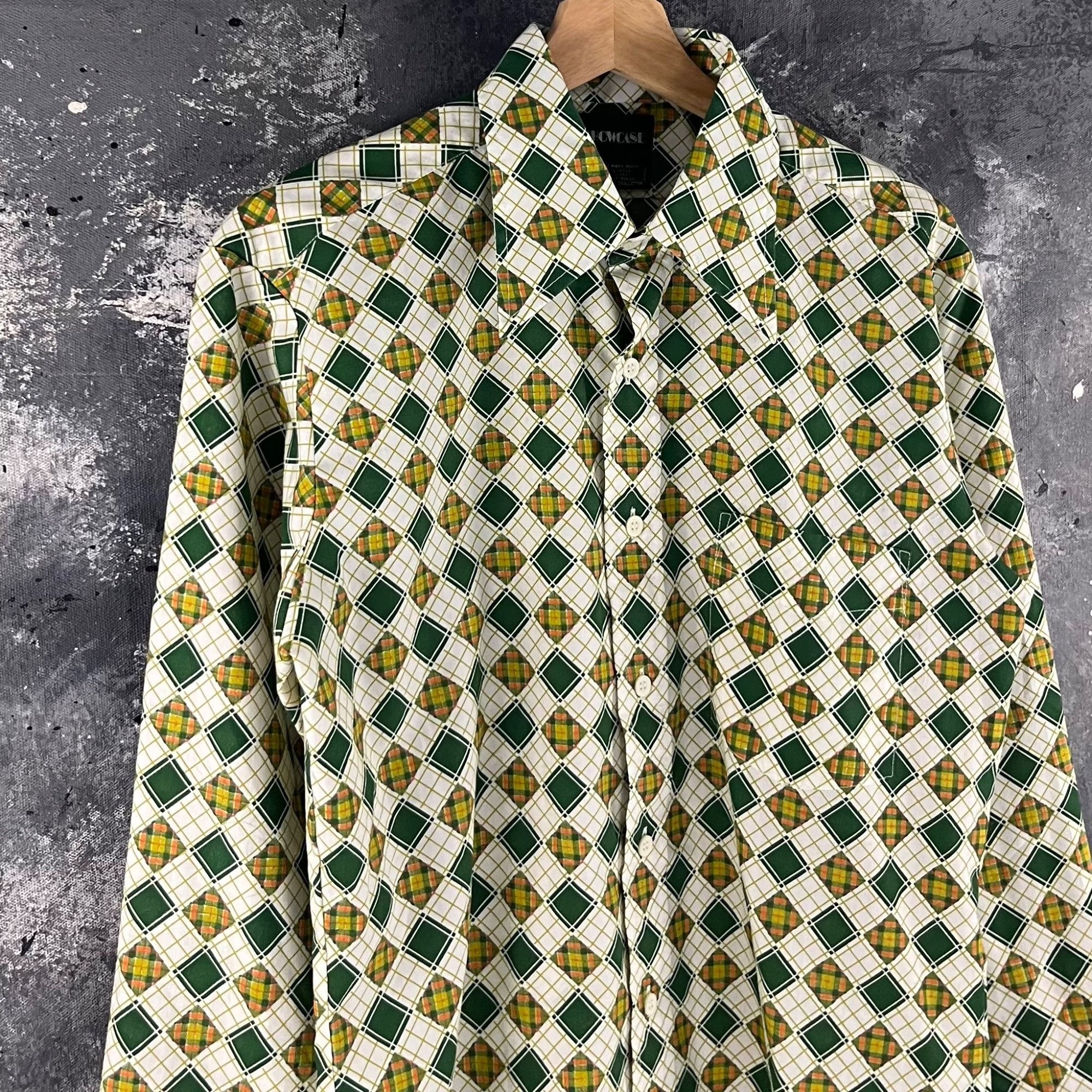 Vintage Vintage 70’s Showcase disco shirt Size US M / EU 48-50 / 2 - 2 Thumbnail