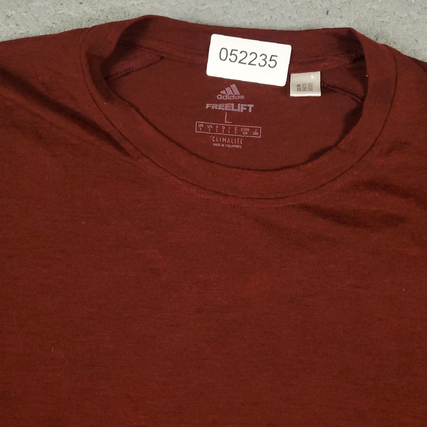 Adidas Adidas T Shirt Mens Large Red Active Workout Short Sleeve Casual Sports Logo Modern Size US L / EU 52-54 / 3 - 2 Thumbnail