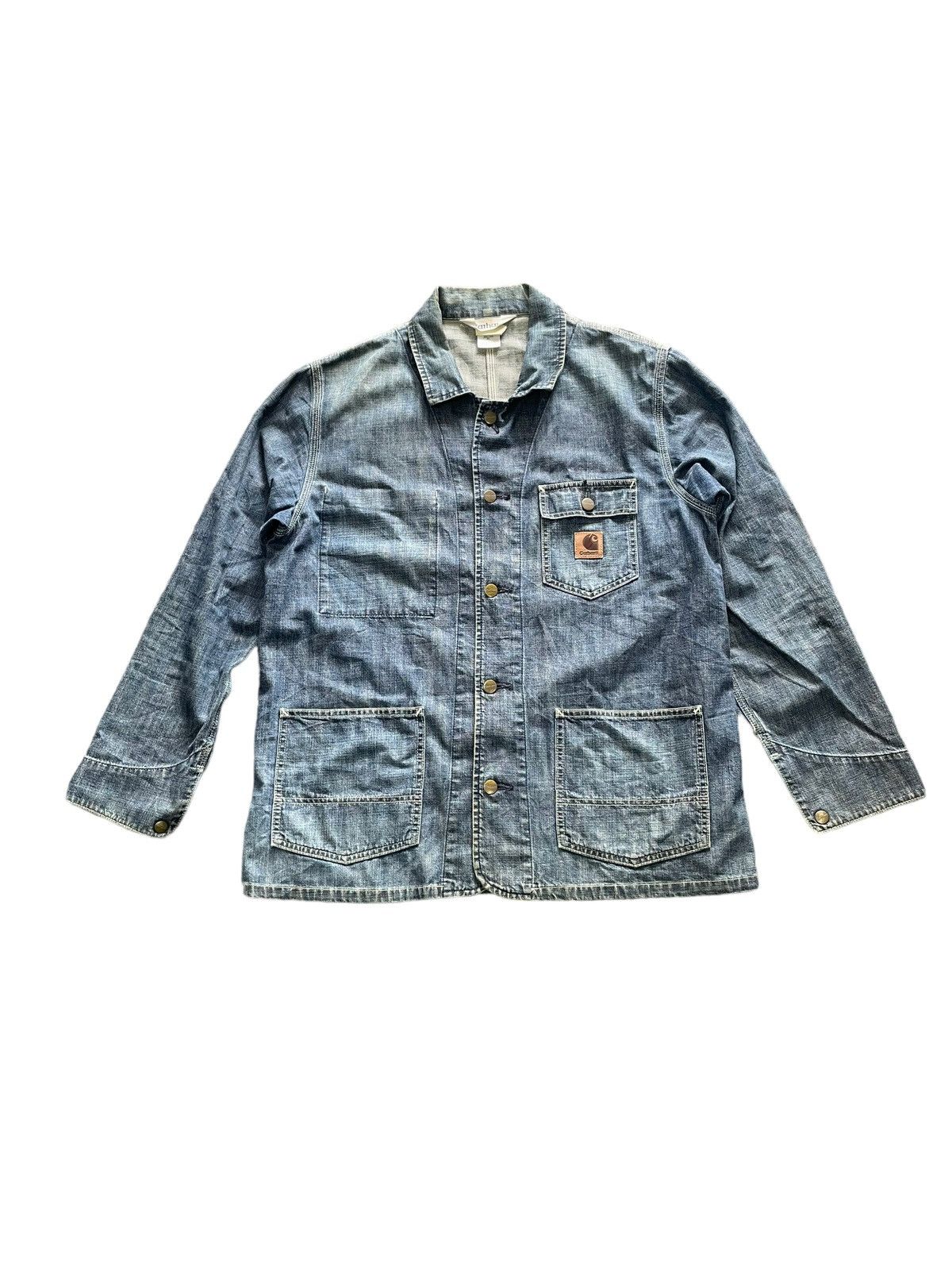 Carhartt Vintage Carhartt Chore Jacket Size US XL / EU 56 / 4 - 1 Thumbnail
