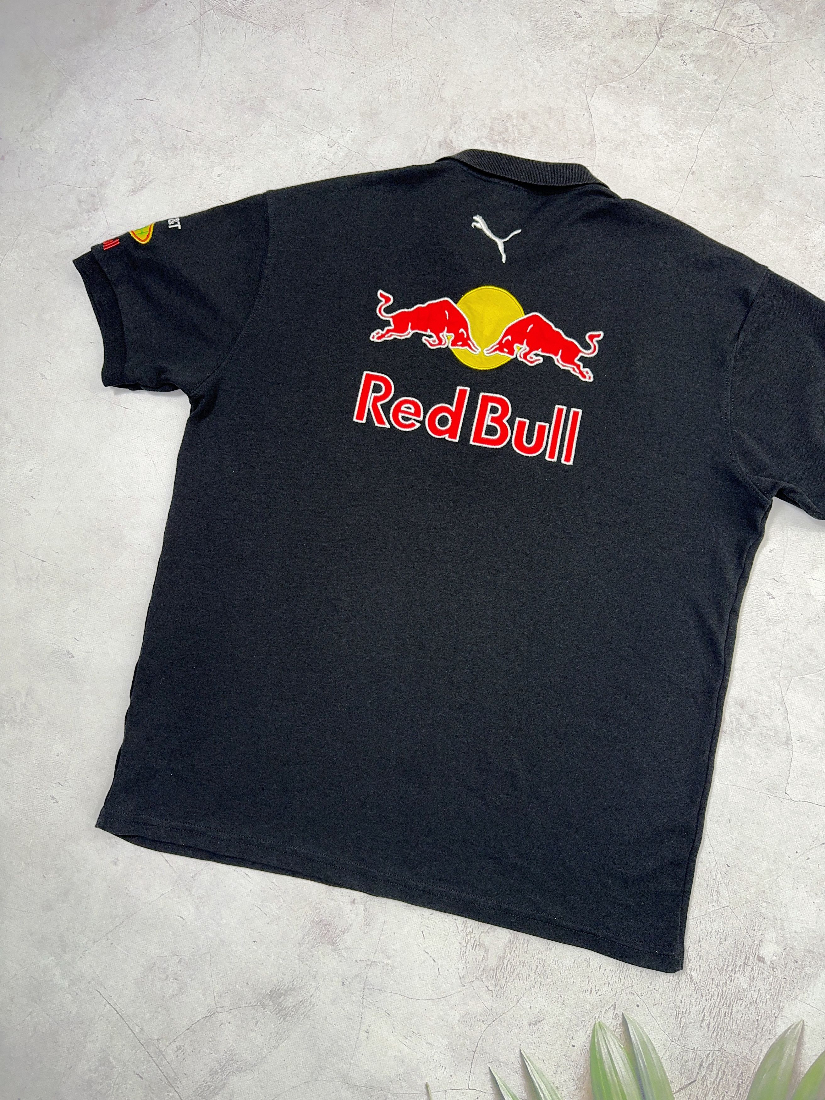 Formula 1 × Vintage Red Bull F1 Team Polo T-Shirt Mobil1 Pirelli Size US L / EU 52-54 / 3 - 10 Thumbnail