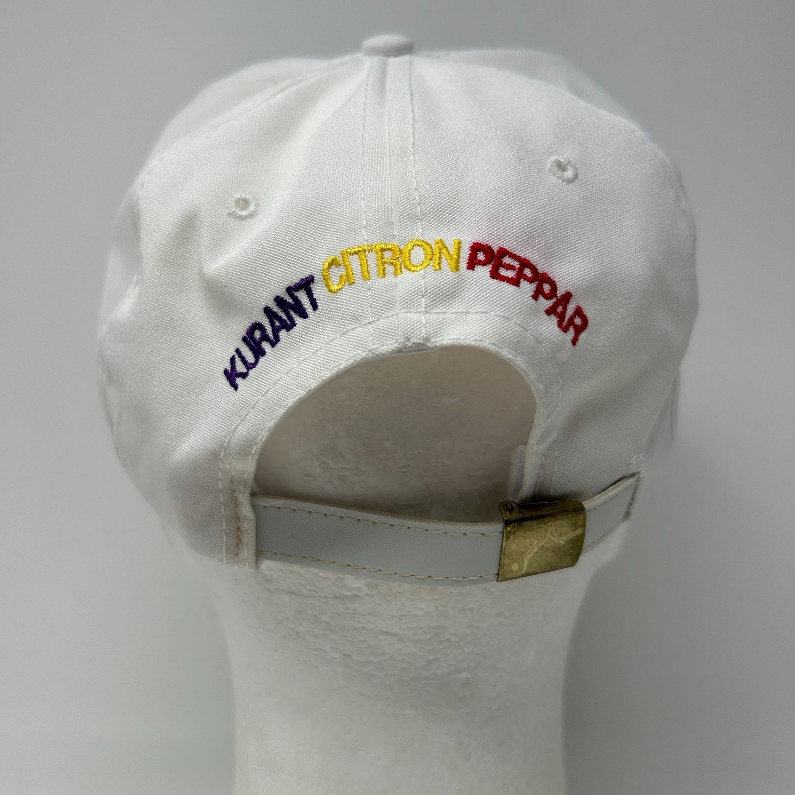 Vintage Vintage 90s Absolut Vodka Hat Baseball Cap Alcohol White Size ONE SIZE - 3 Thumbnail