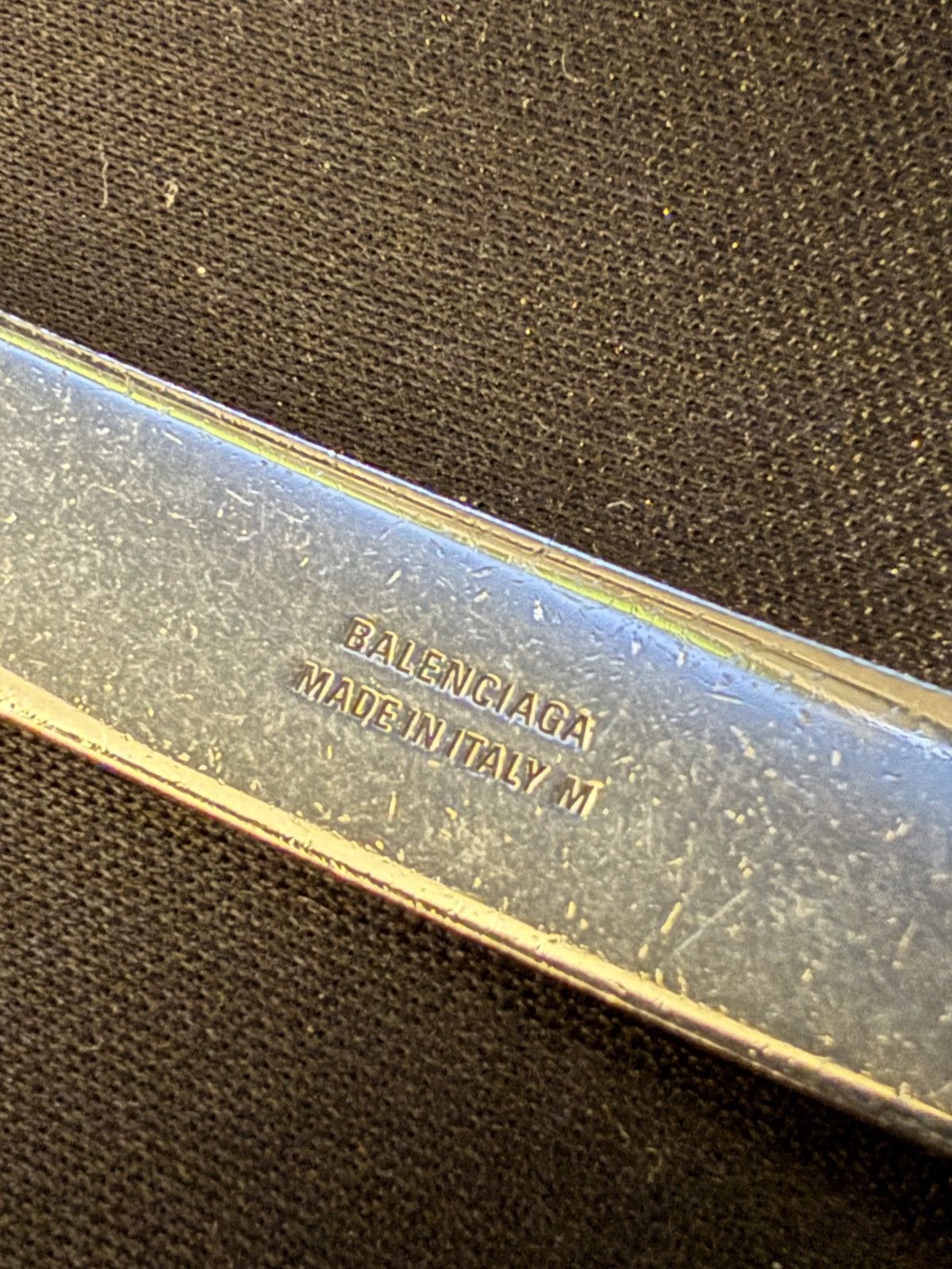 Balenciaga Balenciaga Plate Twist Bracelet Size ONE SIZE - 6 Thumbnail
