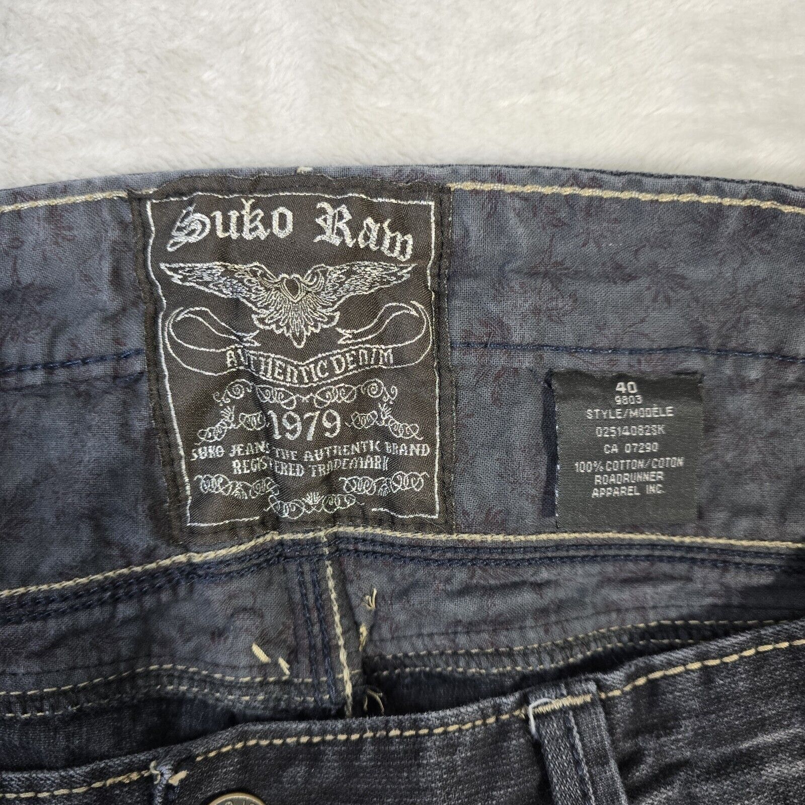 Vintage Vintage Y2K Suko Raw Mens Jeans Size 40 Hip Hop Baggy Size US 40 / EU 56 - 8 Thumbnail