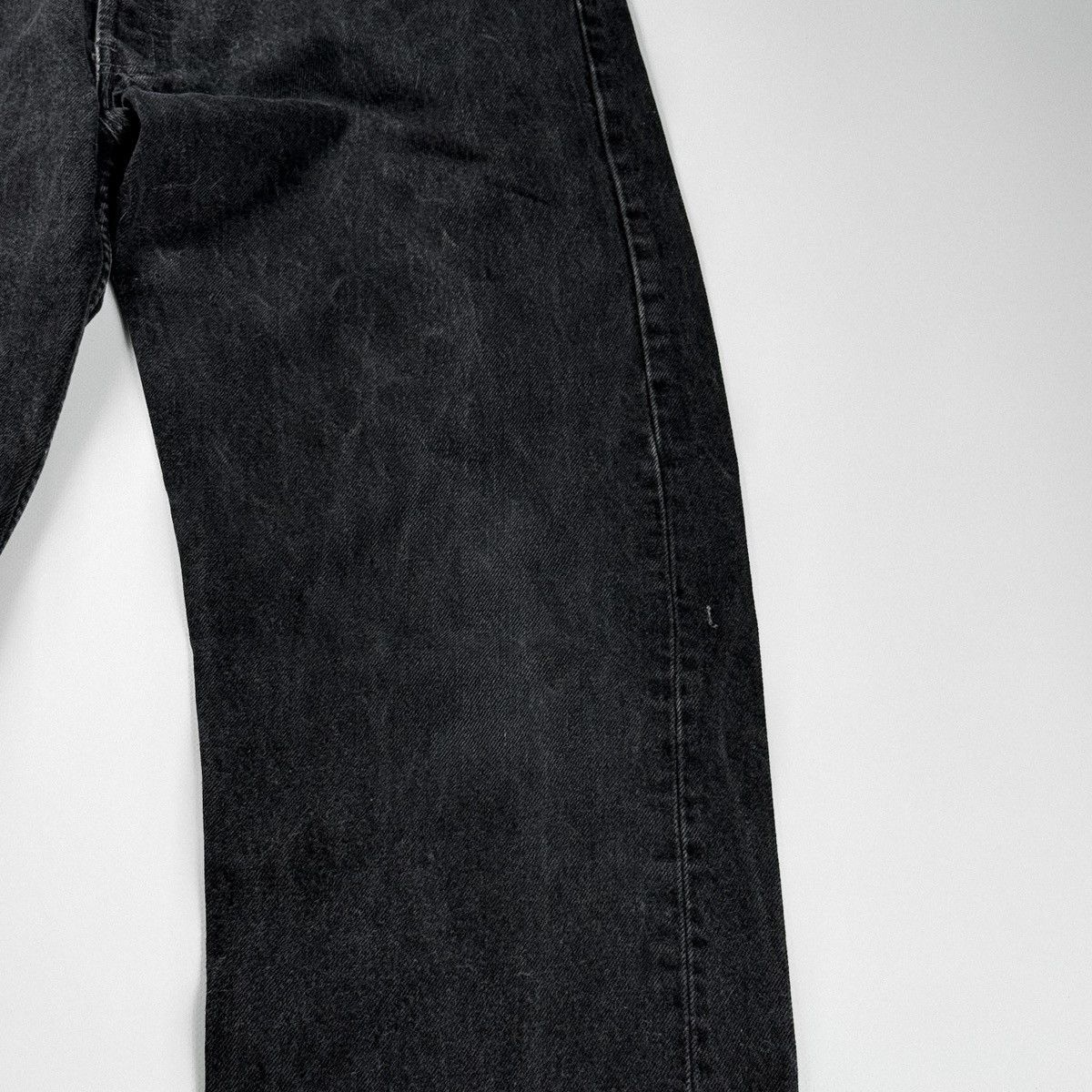 Levi's 90s Levi's 501 Faded Black Denim Jeans Made in USA Size US 34 / EU 50 - 4 Thumbnail