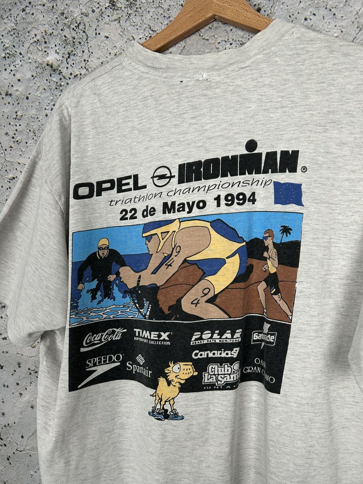 Vintage Vintage Iron Man 1994 Promo Graphic Tee Opel Archive Sport Size US XL / EU 56 / 4 - 4 Thumbnail