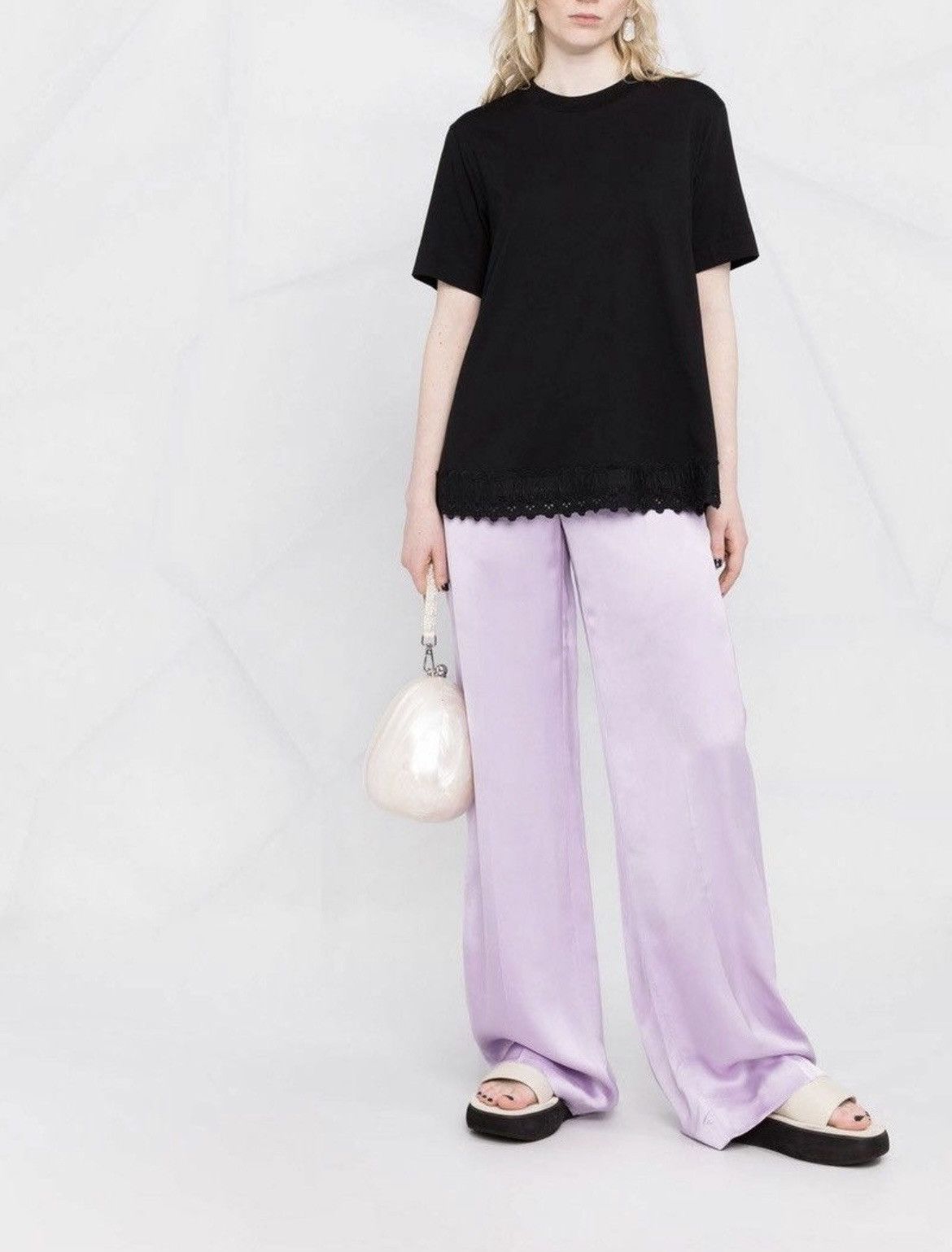 Simone Rocha Simone Rocha - Floral - Embroidered Hem - Shirt Size XS / US 0-2 / IT 36-38 - 1 Thumbnail