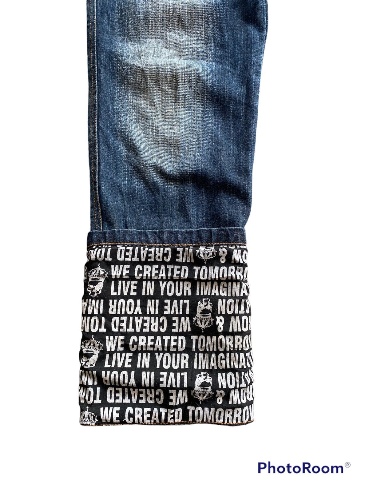 If Six Was Nine × In The Attic × Le Grande Bleu (L.G.B.) In The Attic Home Punk Grunge Jeans P170 Size US 31 - 2 Thumbnail