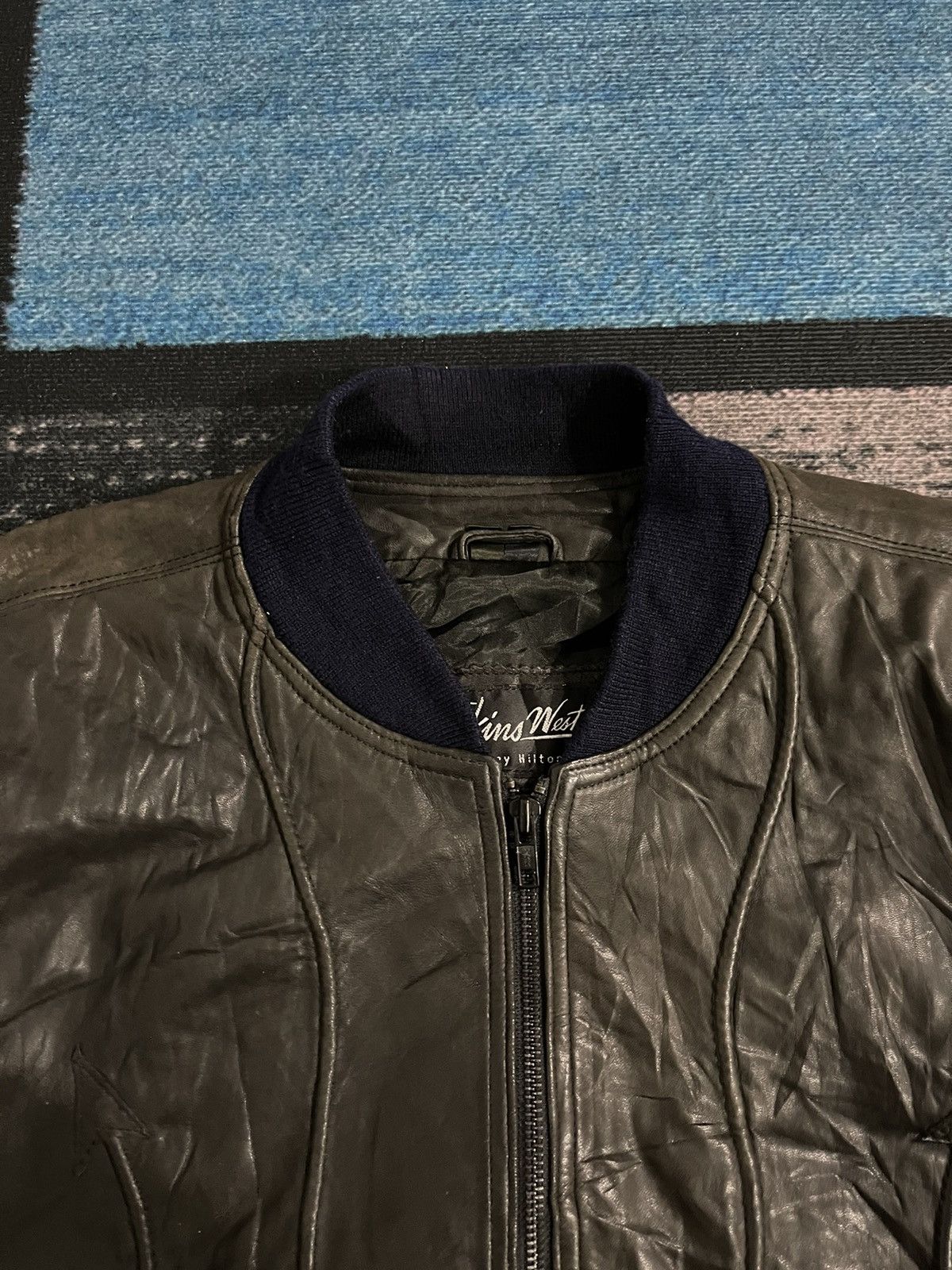 Vintage Vintage Skins West Jeffery Hilton Leather Jacket Size US L / EU 52-54 / 3 - 9 Thumbnail