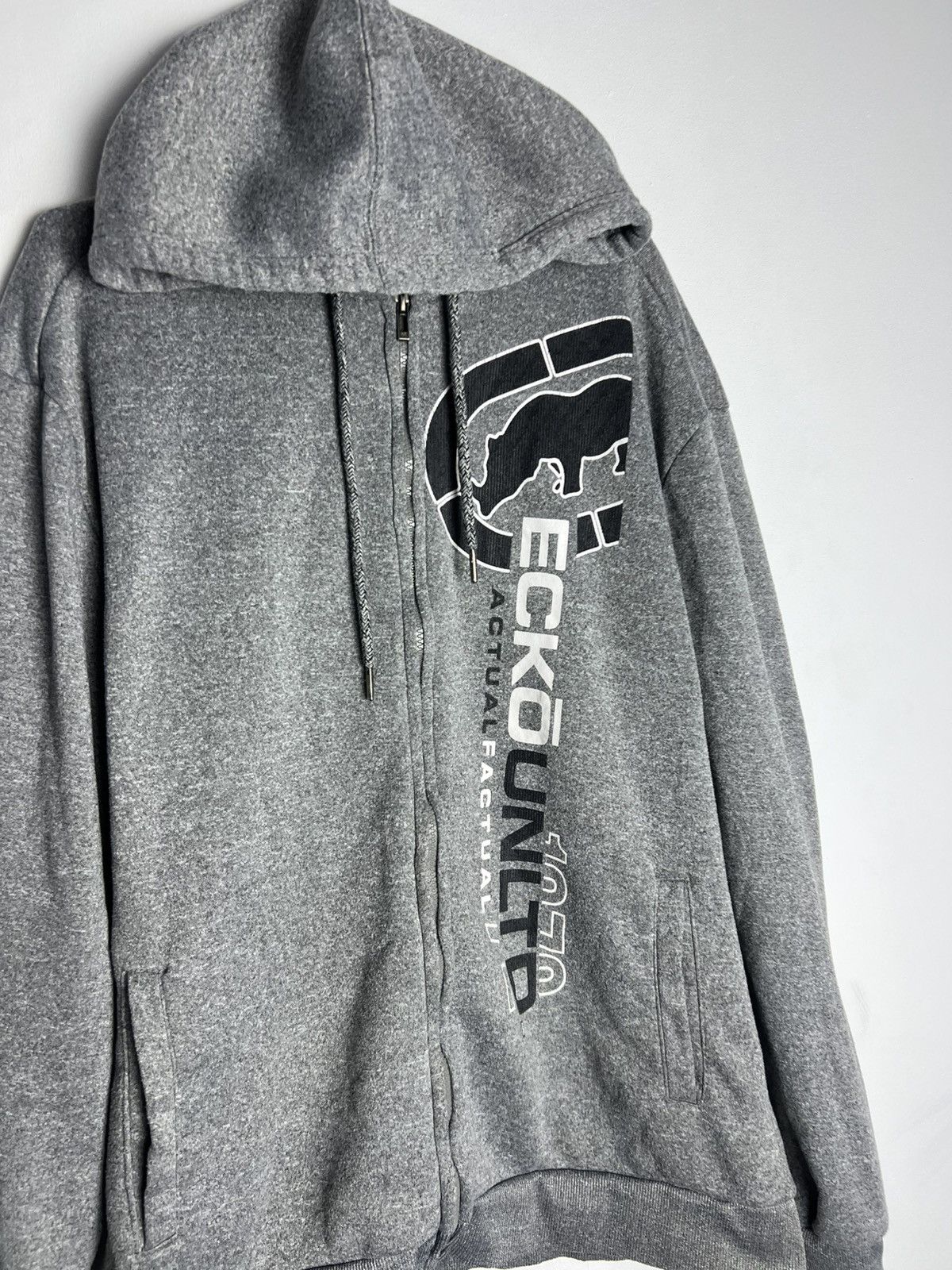 Ecko Unltd. Vintage Big Logo Rare Skate Rap Ecko Unltd Zip Hoodie Size US XL / EU 56 / 4 - 2 Thumbnail