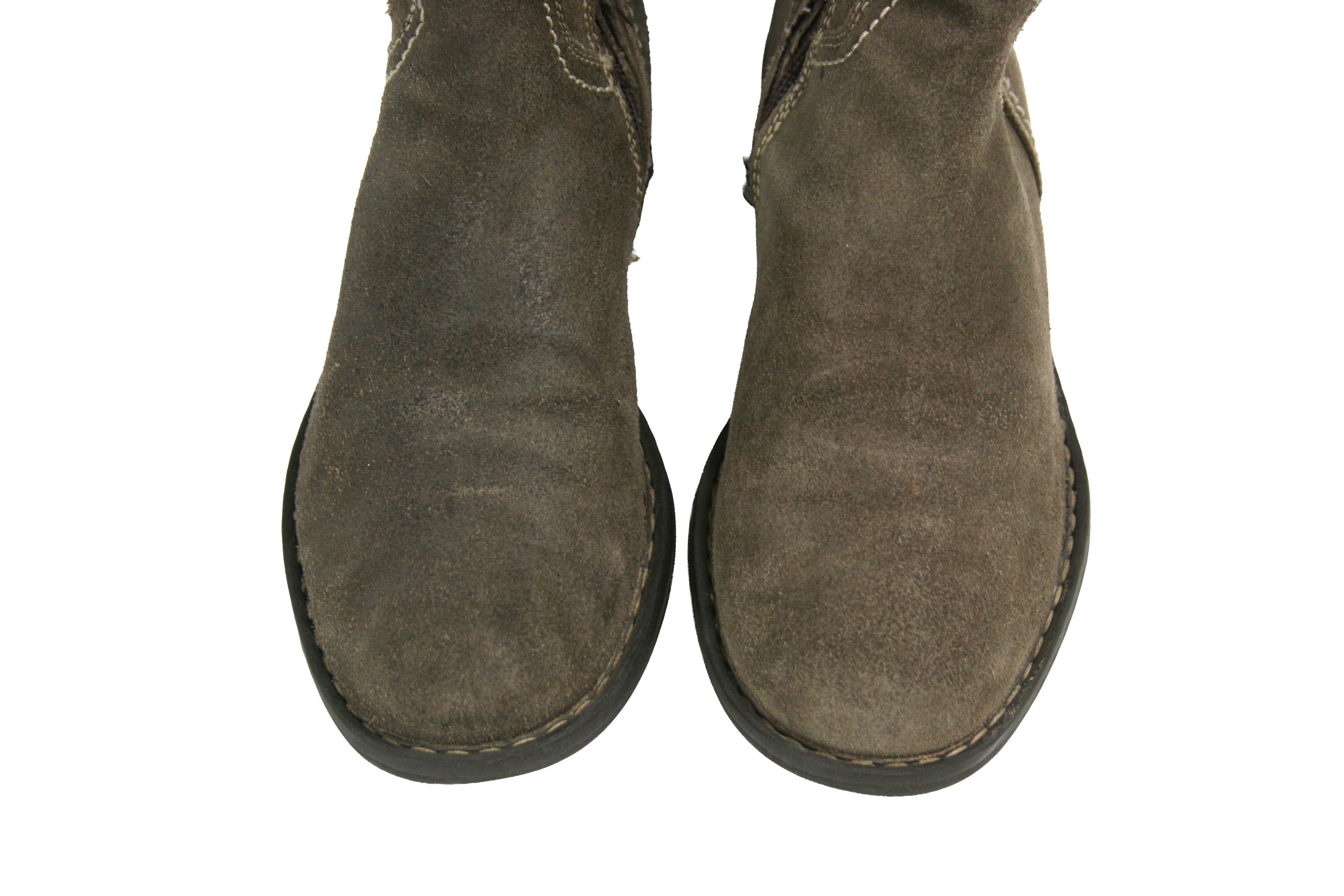Replay 00S Y2K Moto High Suede Boots Vintage Size US 5 / IT 35 - 5 Thumbnail