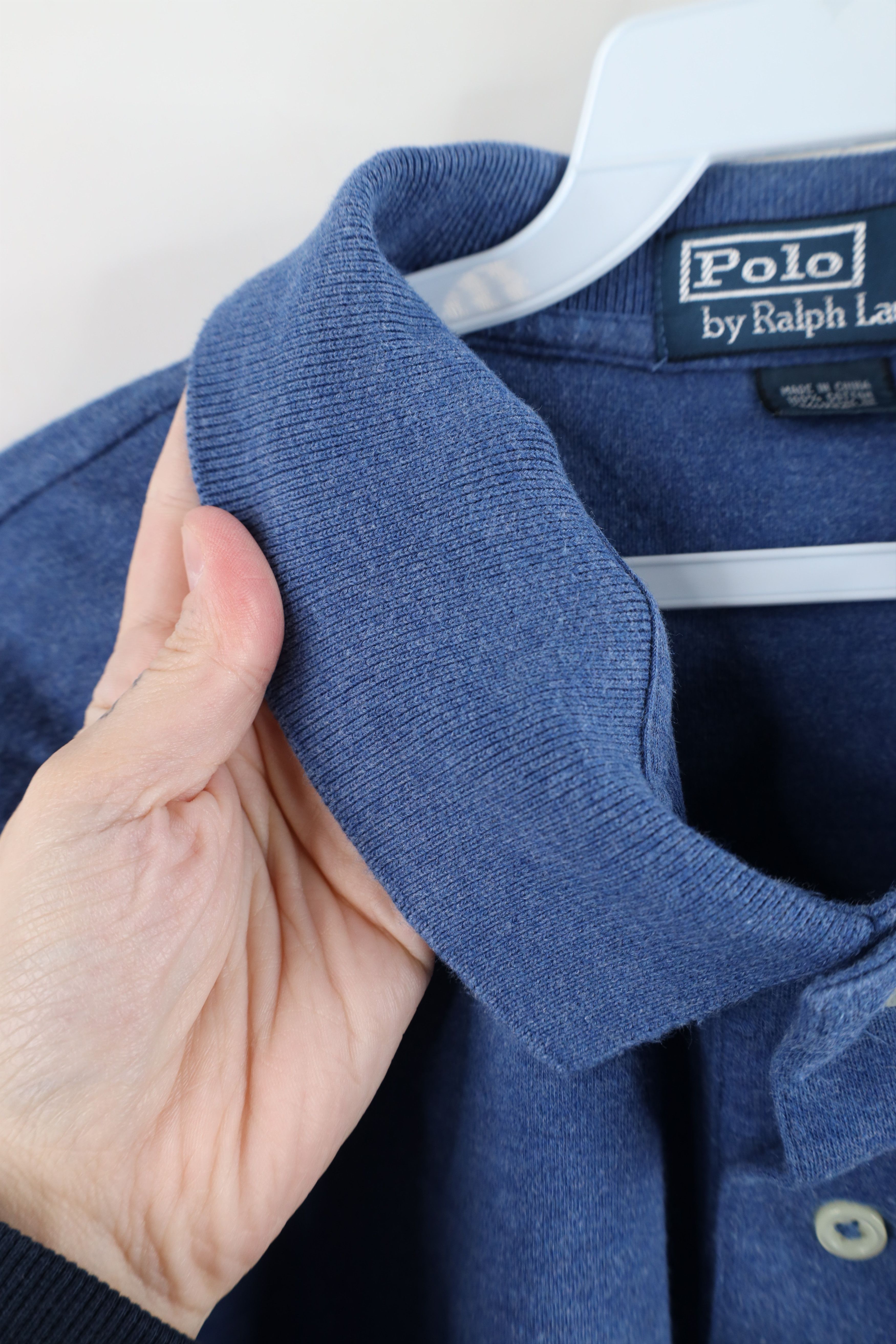 Ralph Lauren × Vintage Vintage 90s Ralph Lauren Cotton Touch Knit Golf Polo Shirt Size US XL / EU 56 / 4 - 8 Thumbnail