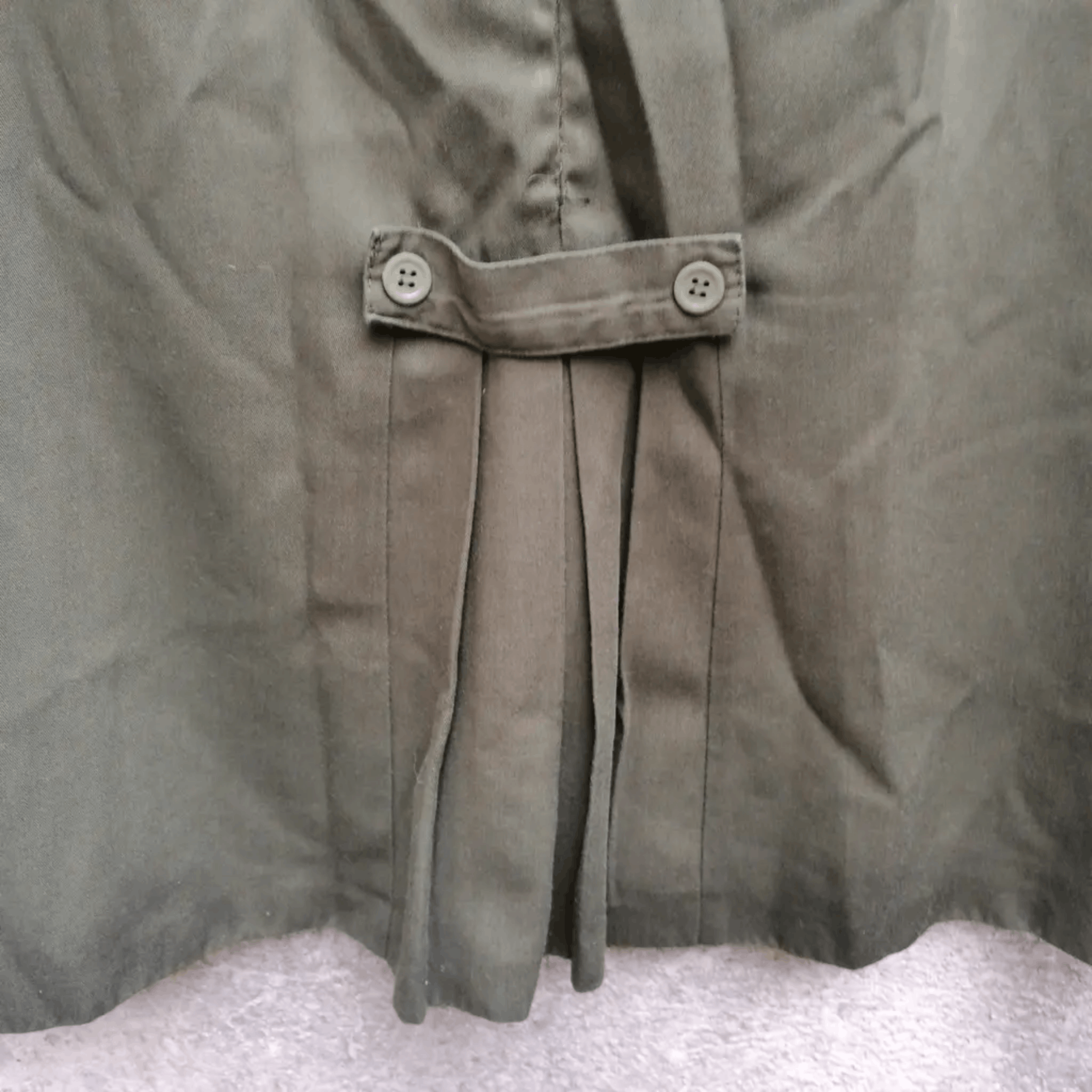 Other Oversized Mid-Length Skirt - Khaki, Size 44 FR Size 32" / US 10 / IT 46 - 3 Thumbnail
