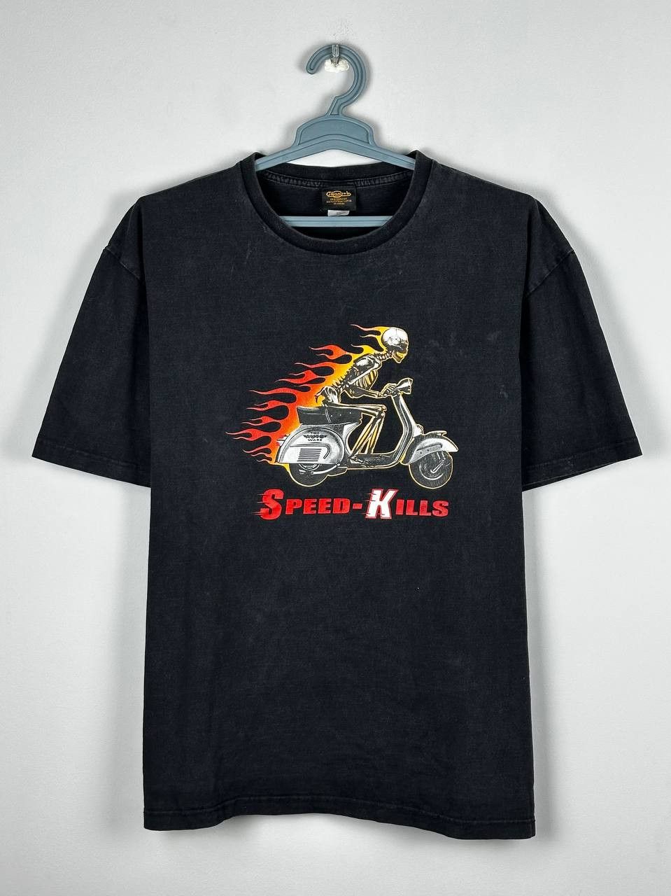 Harley Davidson Harley Davidson Style Speed Kills Faded Washed T shirt Size US XL / EU 56 / 4 - 1 Thumbnail