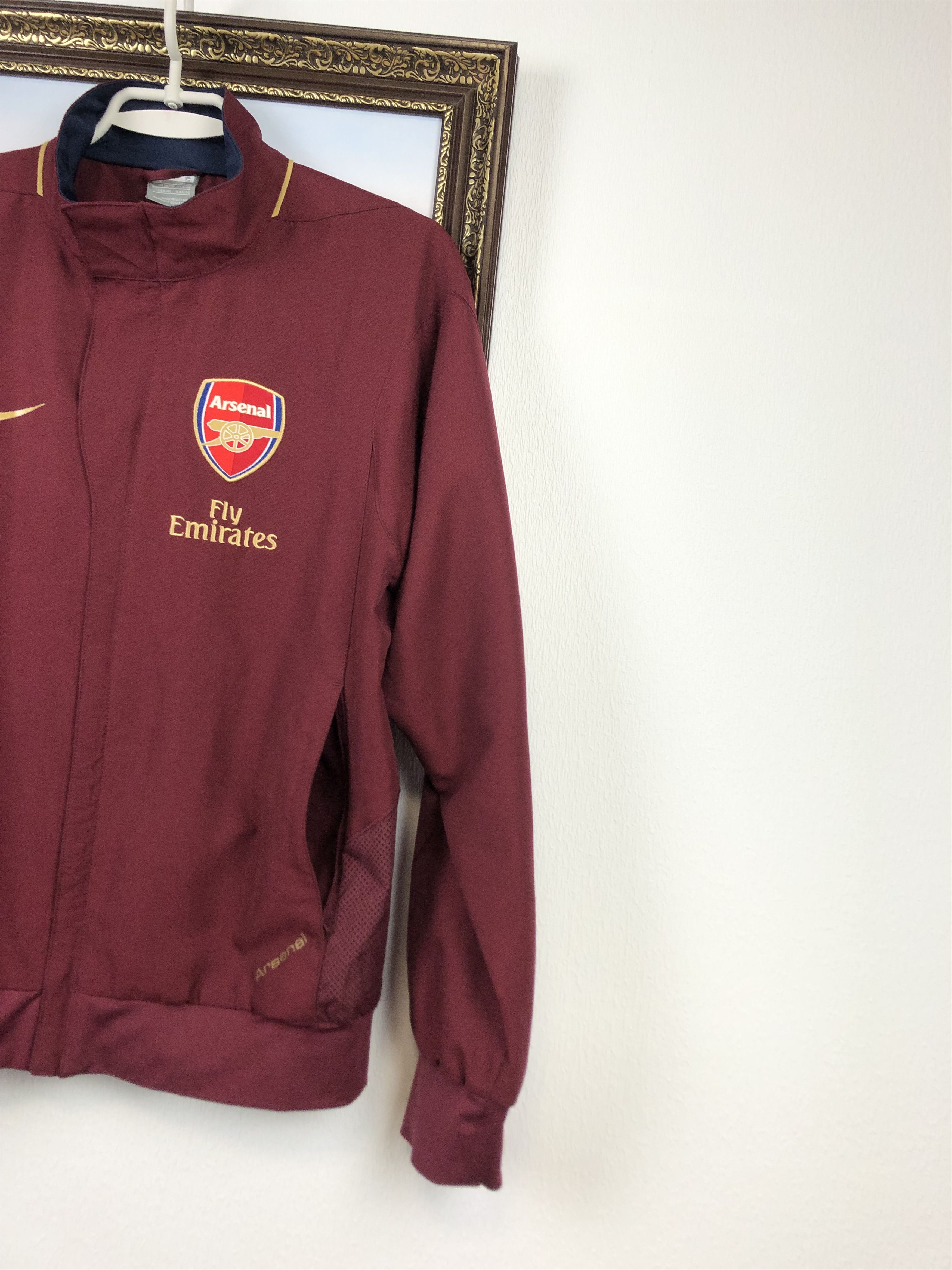 Nike Arsenal Longon Football Jacket Highbury Soccer Track Top Size US S / EU 44-46 / 1 - 8 Thumbnail
