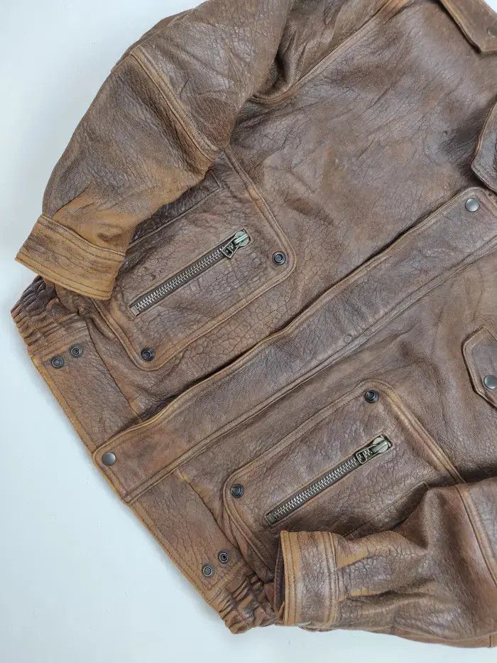 Leather ❤FINAL DROP🔴WIND ARMOR LEATHER HEAVY JACKET Size US M / EU 48-50 / 2 - 4 Thumbnail