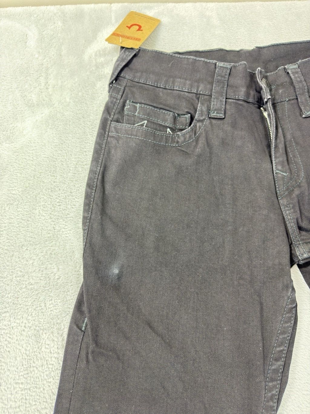 True Religion True Religion NWT Men's Size 30 W X 34 L Blk Zipper Fly Deni Size US 30 / EU 46 - 6 Thumbnail