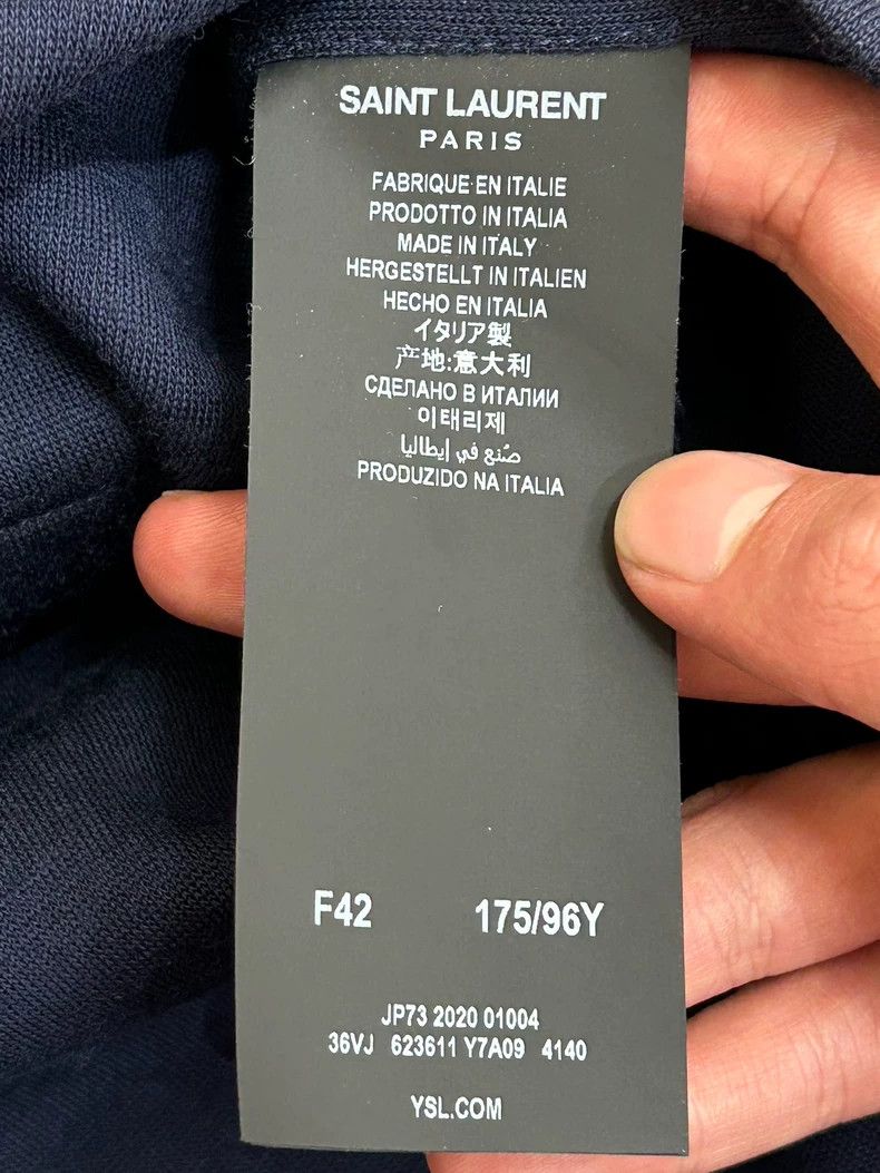 Saint Laurent Paris Saint Laurent Paris 20ss style gold thread YSL logo embroid Size M / US 6-8 / IT 42-44 - 4 Thumbnail