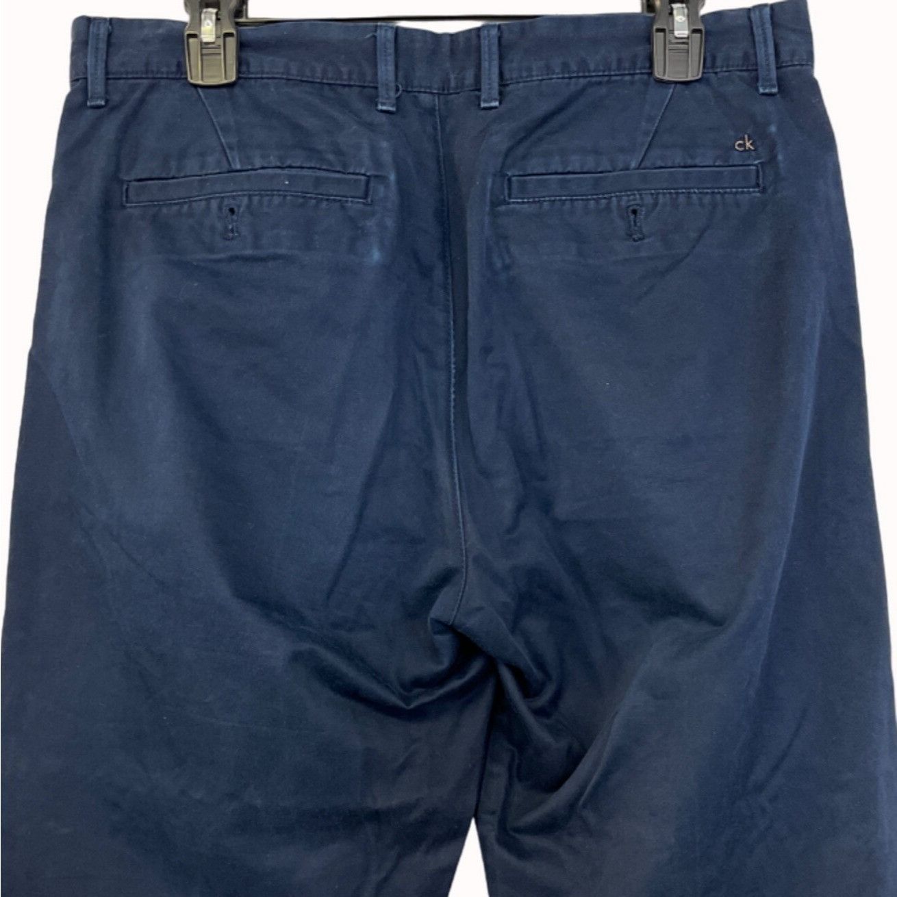 Calvin Klein Calvin Klein Men's Blue Dress Pants/Trousers 33x30 SKU 4761 Size US 33 - 4 Thumbnail
