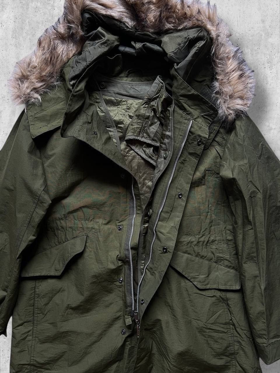 Global Work GLOBAL WORK Japanese brand FUR fishtail military jacket Size US M / EU 48-50 / 2 - 6 Thumbnail
