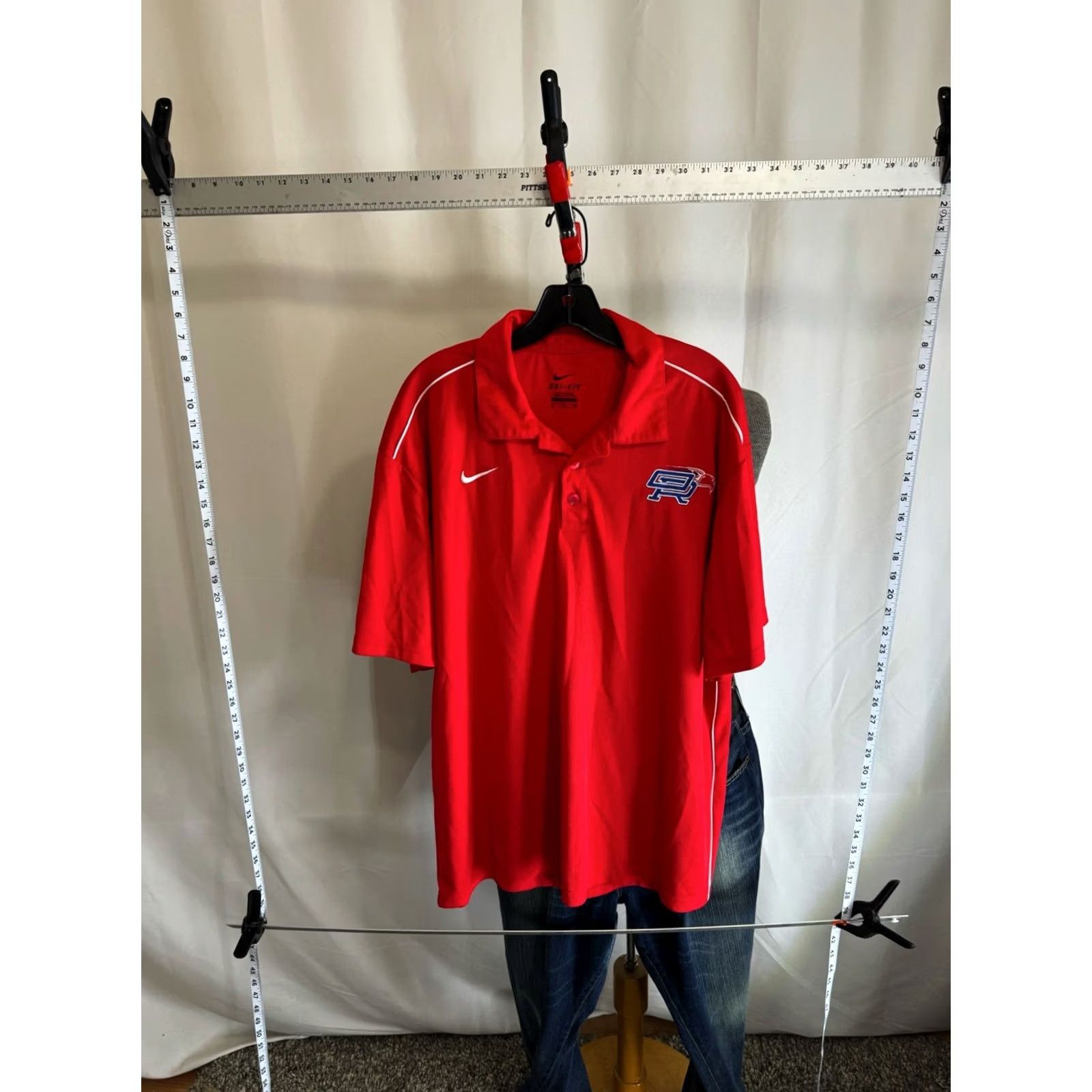 Nike Nike Shirt Mens xL Sharp Embroidered Dry Fit POLO Size US XL / EU 56 / 4 - 3 Thumbnail