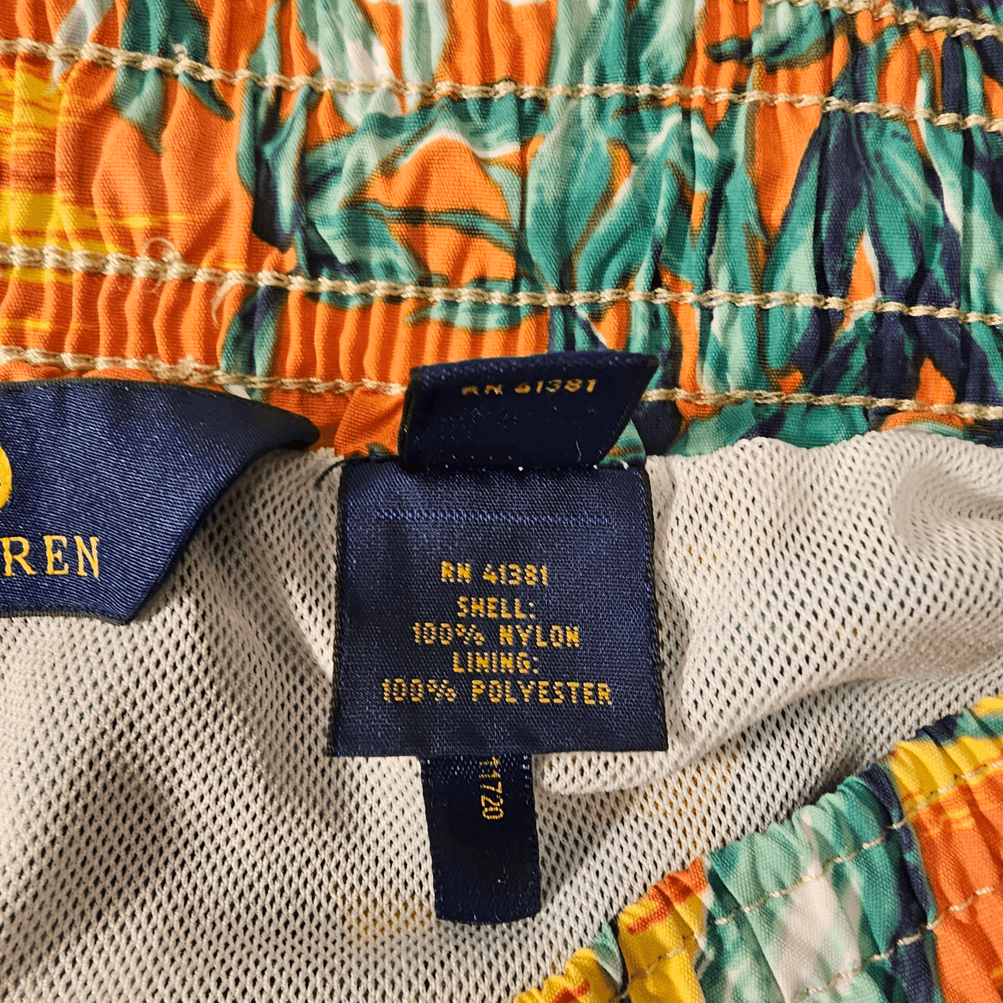 Polo Ralph Lauren Vintage Polo Ralph Lauren Tropical Swim Trunks XL Size US 34 / EU 50 - 5 Thumbnail