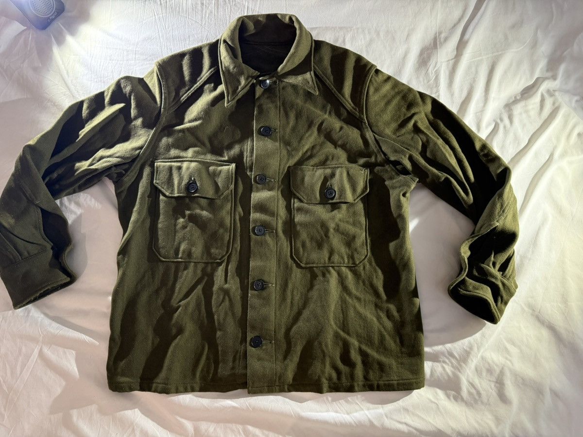 Vintage ***FINAL DROP***RARE 60s HEAVY WOOL MILITARY BUTTON UP M-XL Size US L / EU 52-54 / 3 - 1 Thumbnail