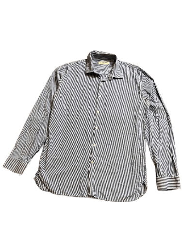 Burberry Vintage Burberry Striped Button Up Shirt Size M Size US M / EU 48-50 / 2 - 1 Thumbnail