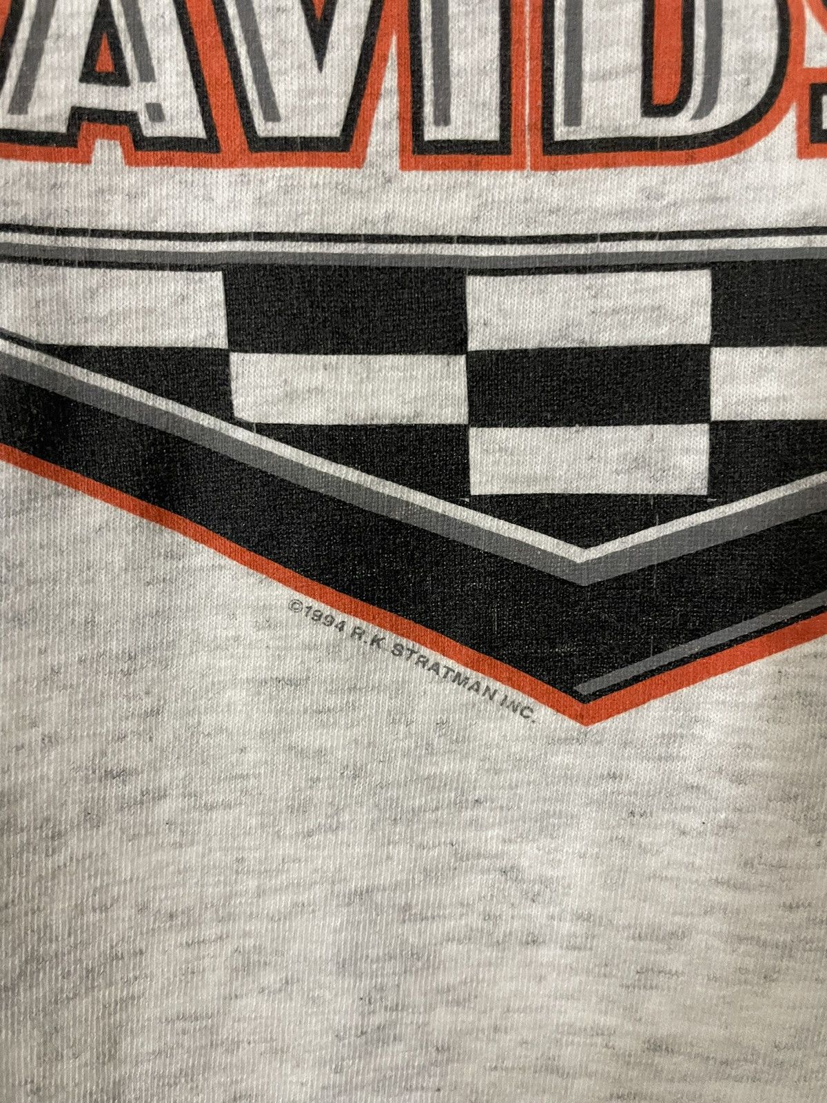 Harley Davidson × Vintage Vintage Harley Davidson Hooded T Shirt Sanders Visalia Ca Size US L / EU 52-54 / 3 - 4 Thumbnail