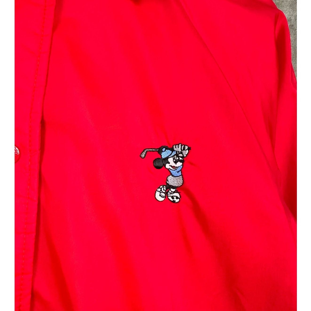 Disney × Vintage Vintage 80s Disney Minnie Mouse Golf Jacket Sz 36 Red Size L / US 10 / IT 46 - 5 Thumbnail