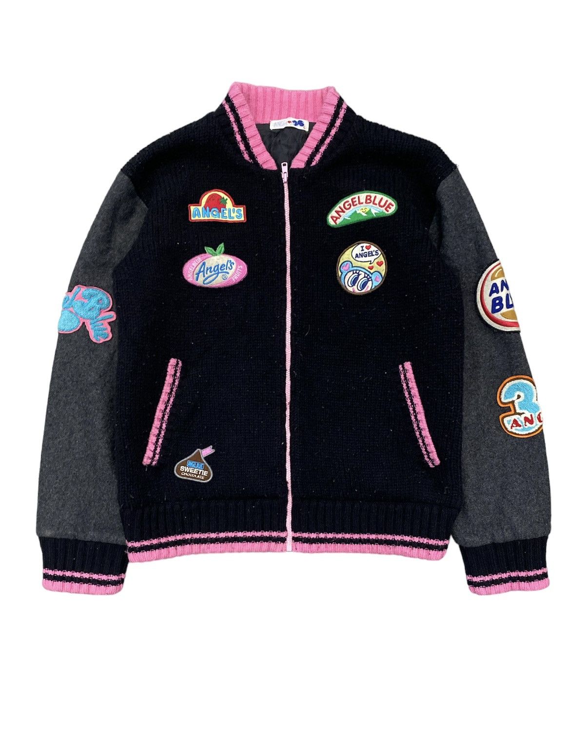 Angel Blue 1990s Angel Blue Knit patch Brand for cute girl Varsity Size M / US 6-8 / IT 42-44 - 1 Thumbnail