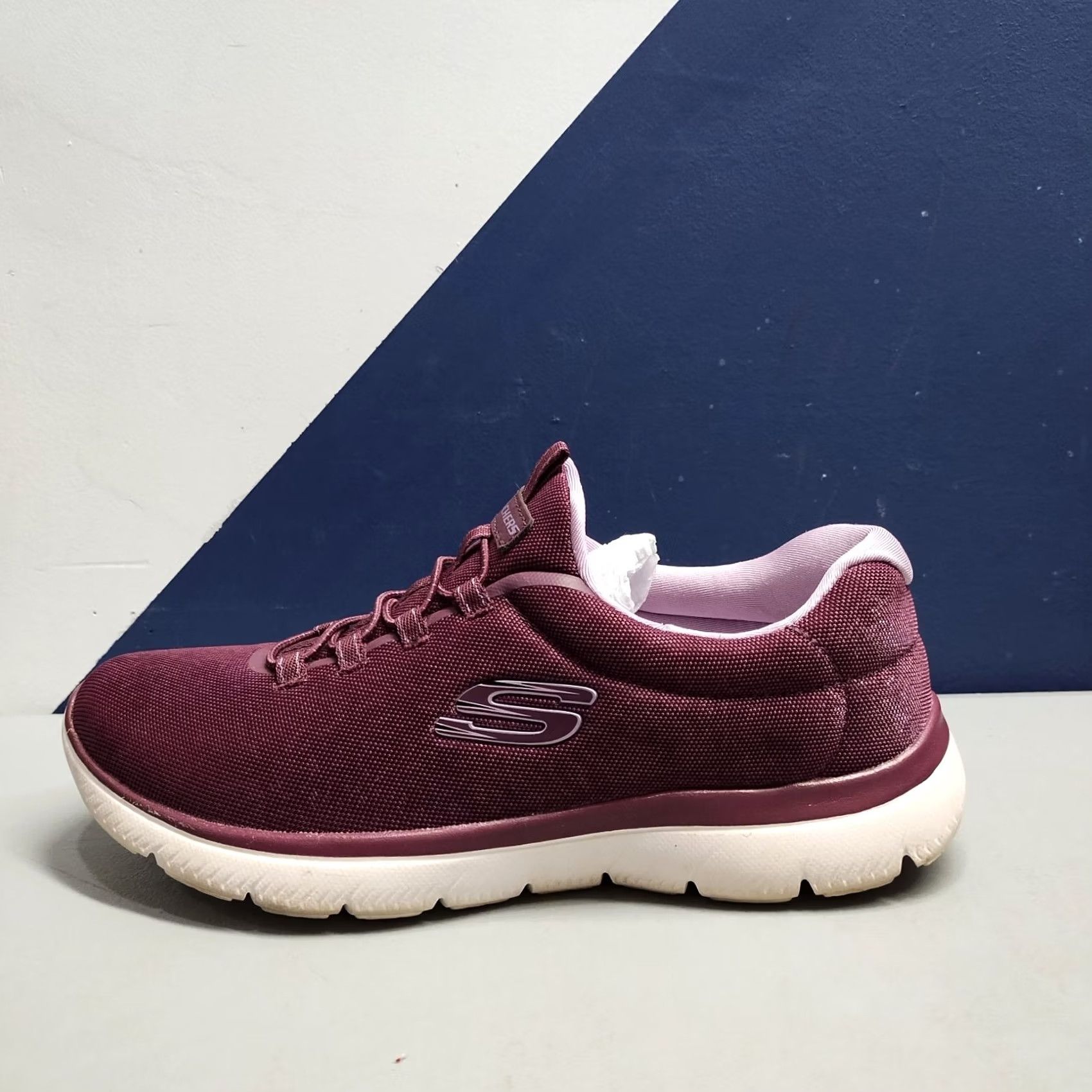 SKECHERS Skechers Gleaming Dream Sneakers Womens Size 8 Purple White Lace-Up - Skechers Shoes - 150117 - Vintage: N/A Size US 8 / IT 38 - 5 Thumbnail