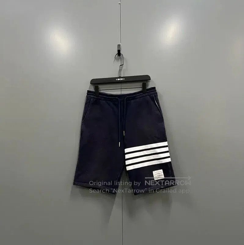 Thom Browne Thom Browne Navy Cotton Striped Shorts . Size US 30 / EU 46 - 1 Thumbnail