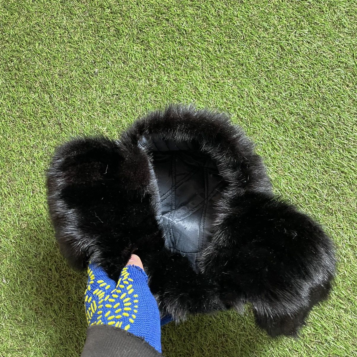 Hysteric Glamour All Black Fur Trapper Hat – Glossy Archive Coldwear Piece Size ONE SIZE - 4 Thumbnail