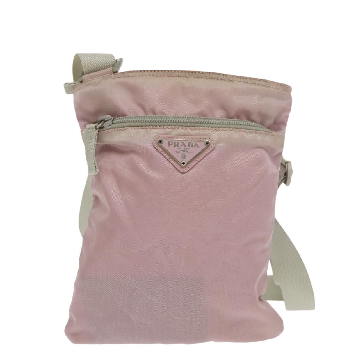 Prada Re-Nylon Pink Synthetic Shoulder Bag (Pre-Owned) Size ONE SIZE - 1 Thumbnail