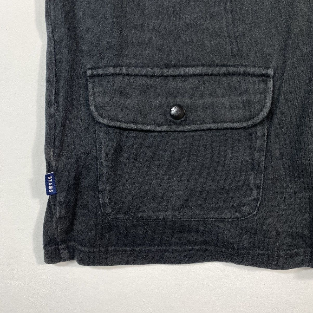 Beams Plus Japanese Brand BEAMS Black Ss Pocket Tee Shirt Large Size Size US L / EU 52-54 / 3 - 8 Thumbnail