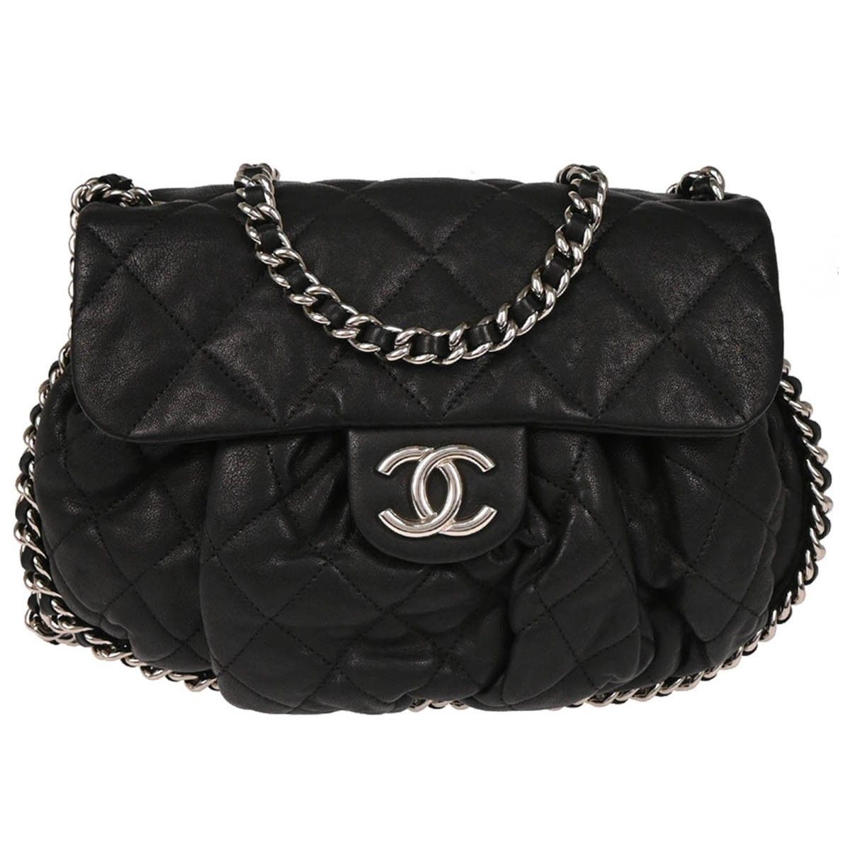 Chanel Chanel Chain Around Flap Bag Quilted Leather Size ONE SIZE - 1 Thumbnail