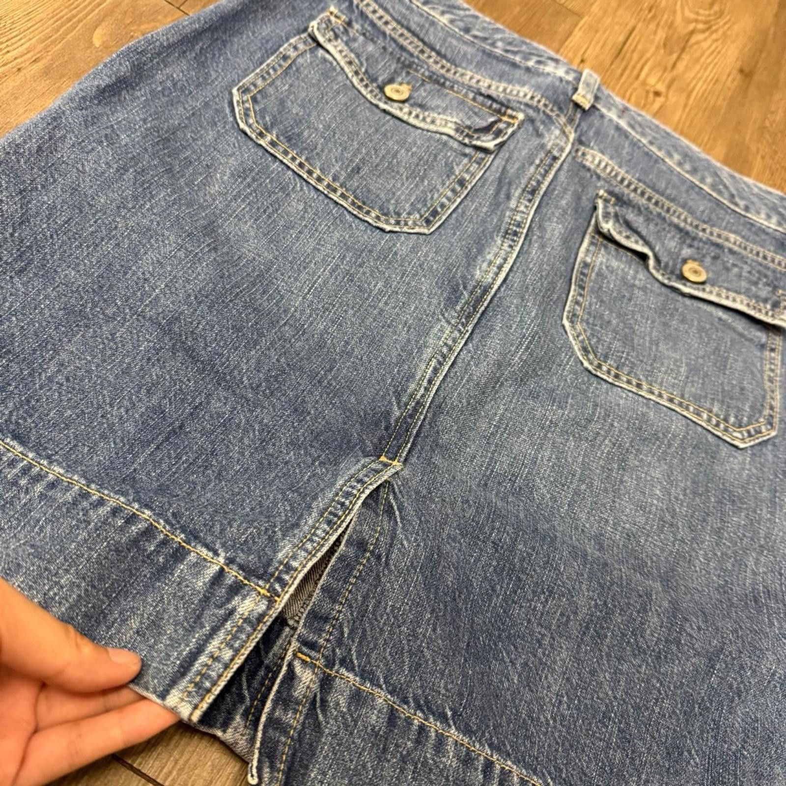 Gap Vintage y2k Indie Boho Gap Denim Skirt Size 8 Size 30" / US 8 / IT 44 - 3 Thumbnail