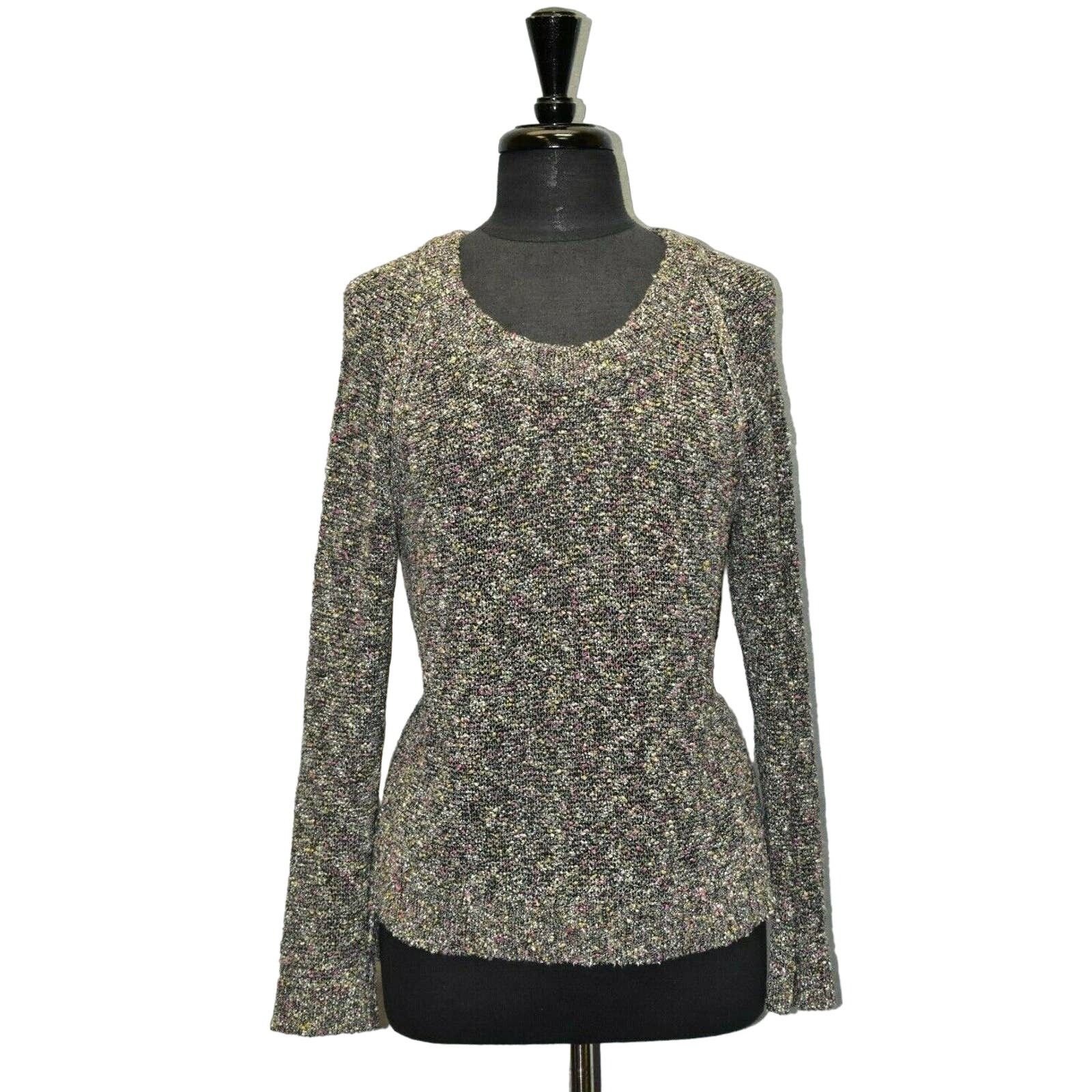 Rag & Bone RAG & BONE Cotton Blend Knit Raglan Crewneck Sweater Size M Size M / US 6-8 / IT 42-44 - 1 Thumbnail