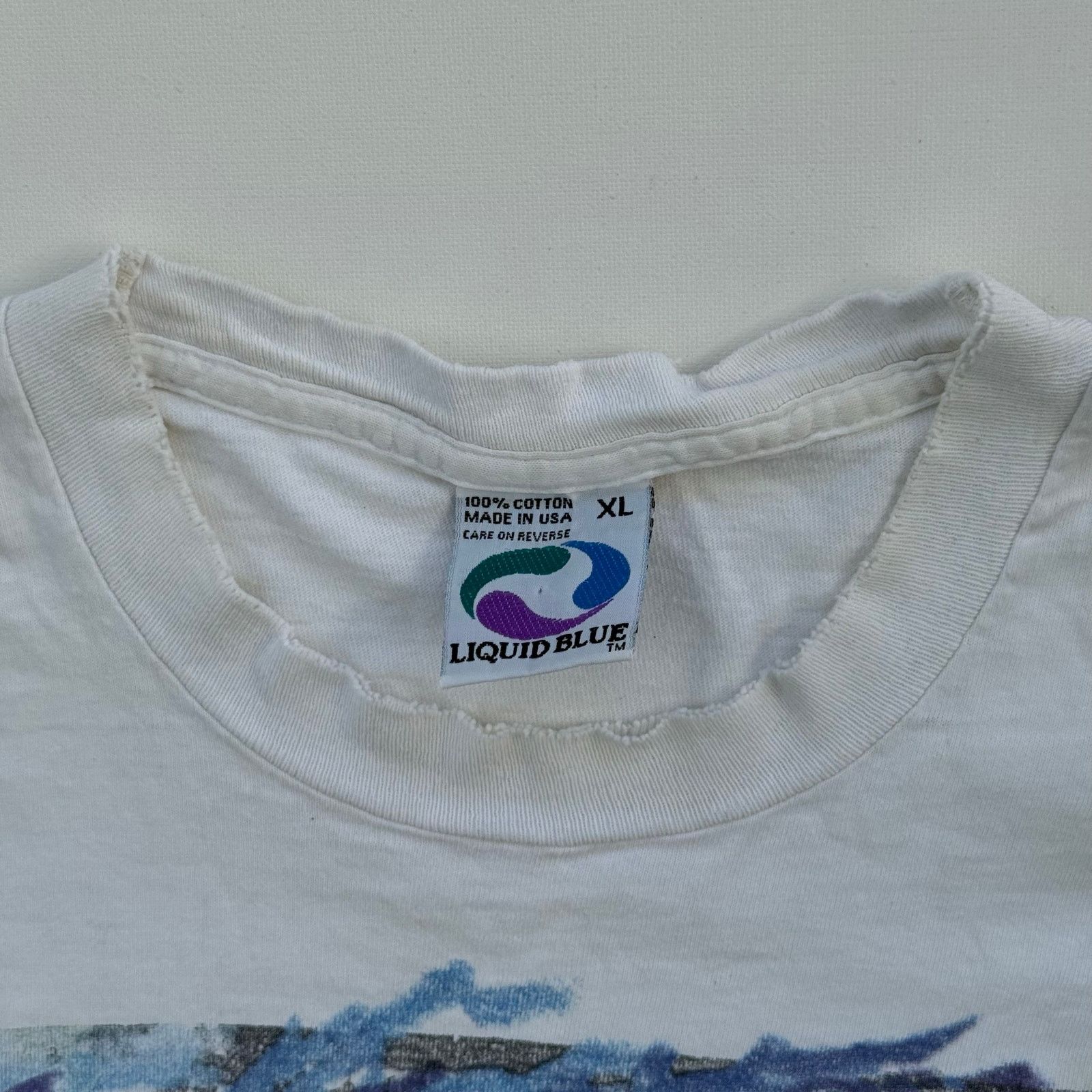 Liquid Blue Vintage 1995 Jerry Garcia Memorial T-Shirt Grateful Dead XL Size US XL / EU 56 / 4 - 4 Thumbnail