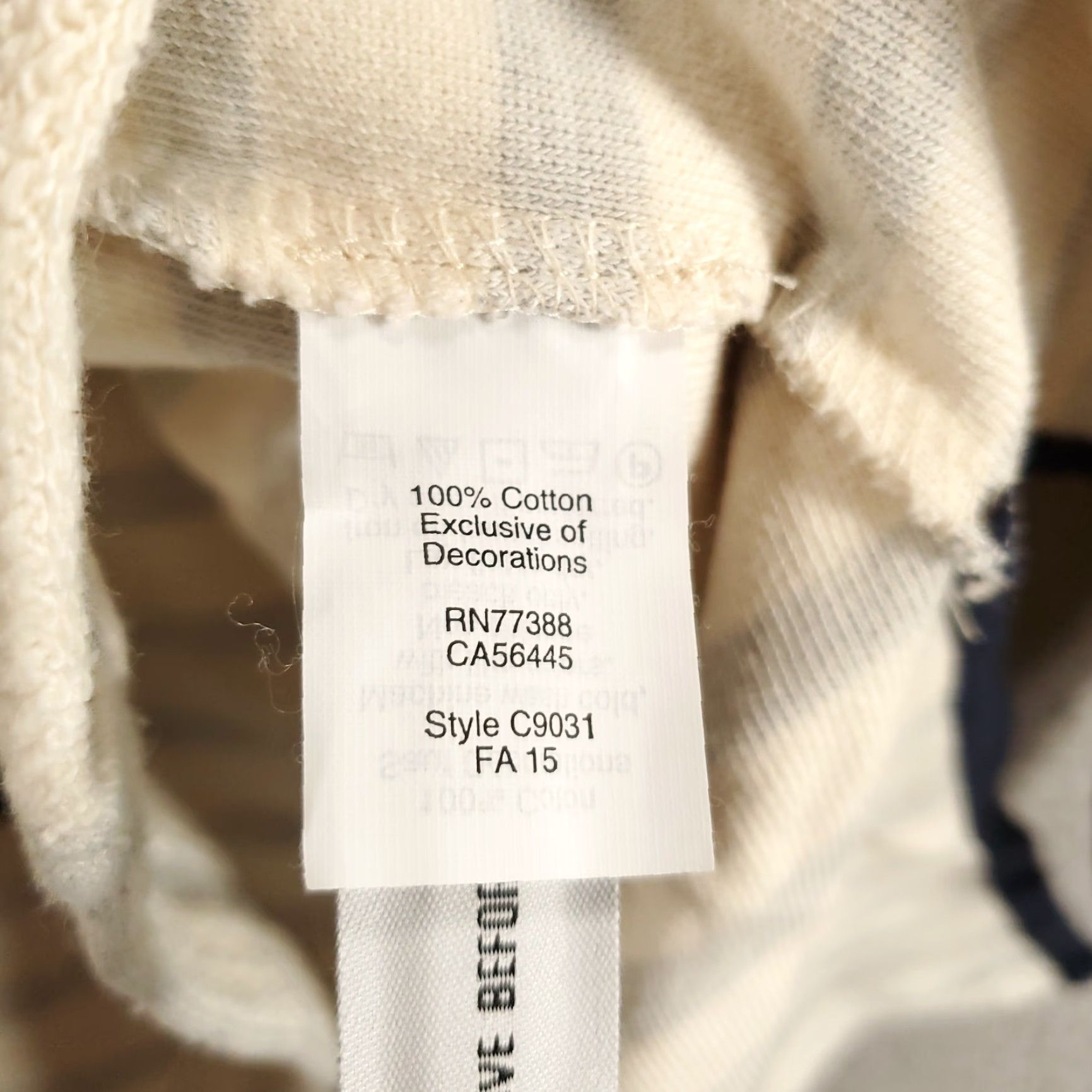 Madewell Madewell Womens Hoodie Sweater Striped Oversized V-Neck Pullover XS Small Multicolor Knit 100% Cotton Casual Womens Size XS / US 0-2 / IT 36-38 - 6 Thumbnail