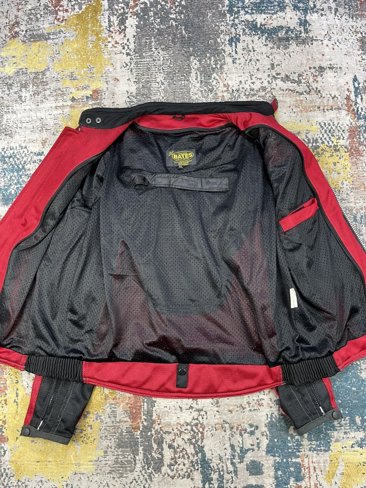 Bates Hats Bates Custom Leather Motocycle Mesh Riding Jacket Size US L / EU 52-54 / 3 - 11 Thumbnail
