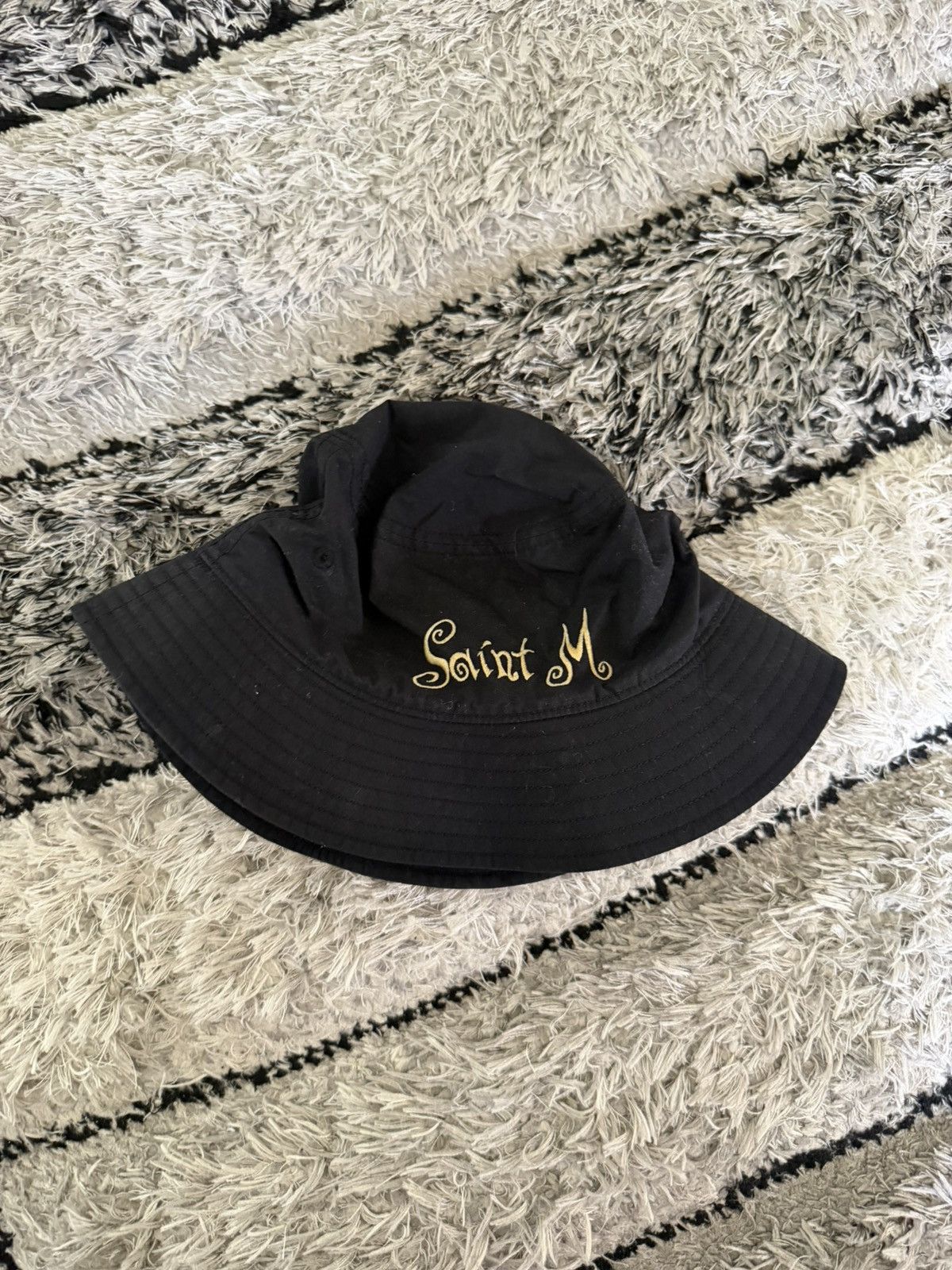 Saint Michael Saint Michael 6 Panel Hat Black | Grailed