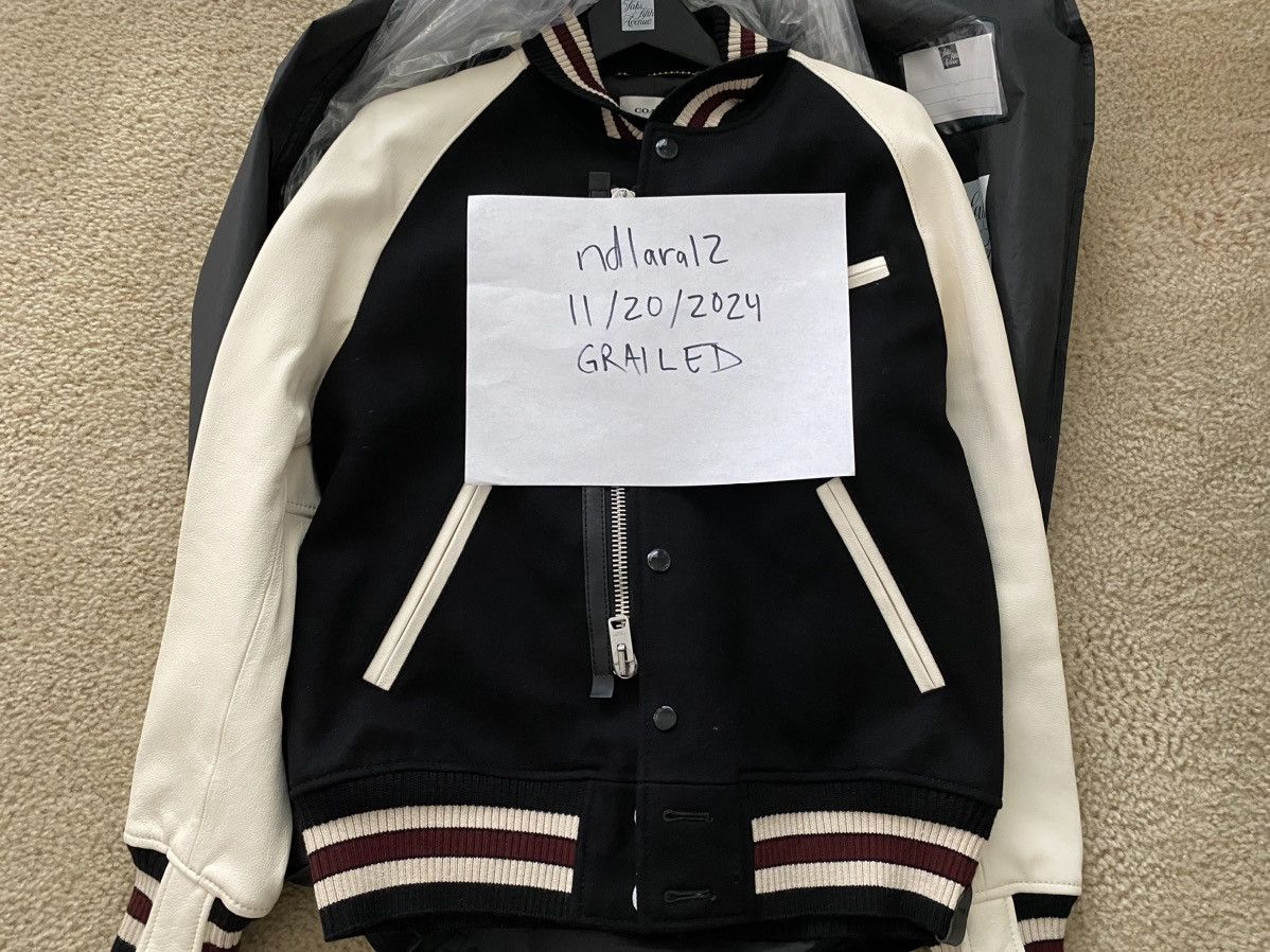 Coach COACH Zipped Varsity Jacket Black/White 38US/48EU NEW W/TAGS Size US M / EU 48-50 / 2 - 25 Thumbnail